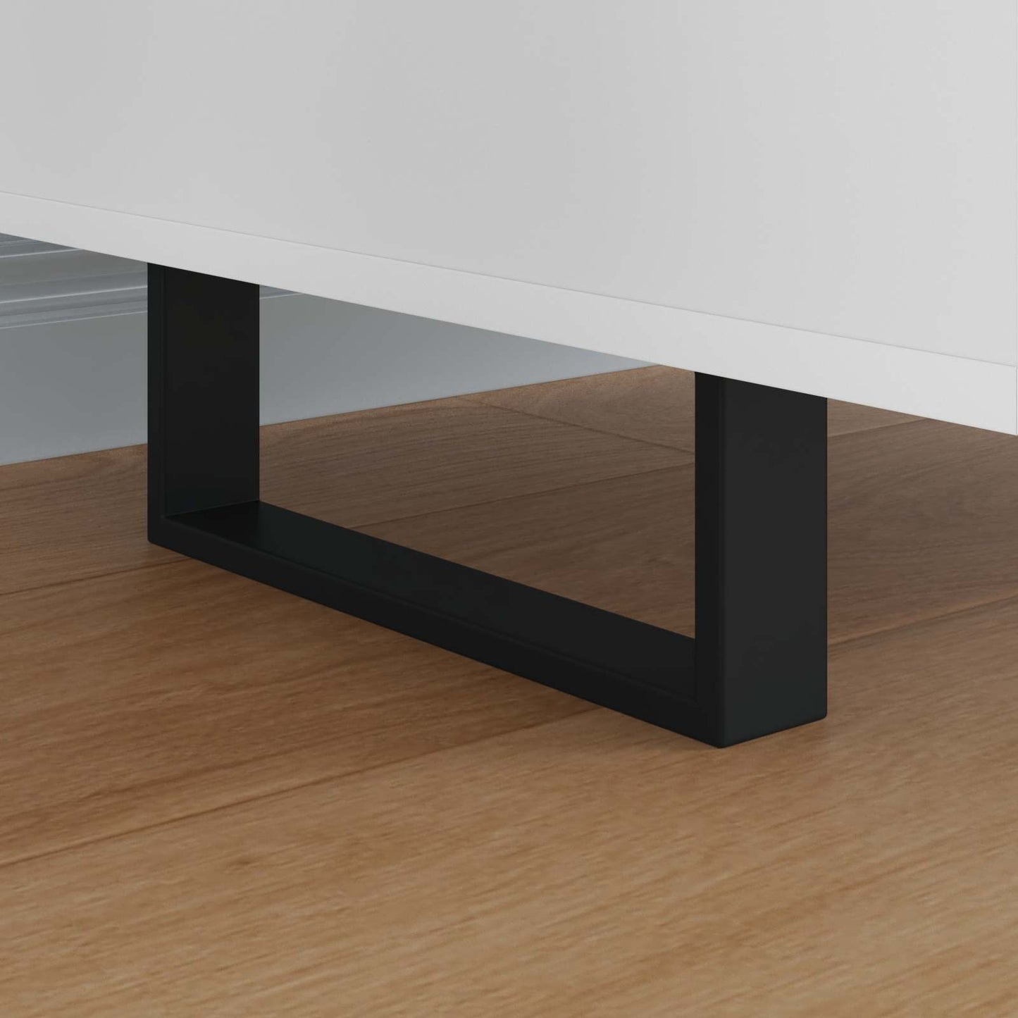 Meubelpoten 12 pcs Zwart 281 x 40,5 x 100 mm IJzer is nu te koop bij PeponiXL, paradijselijk wonen!