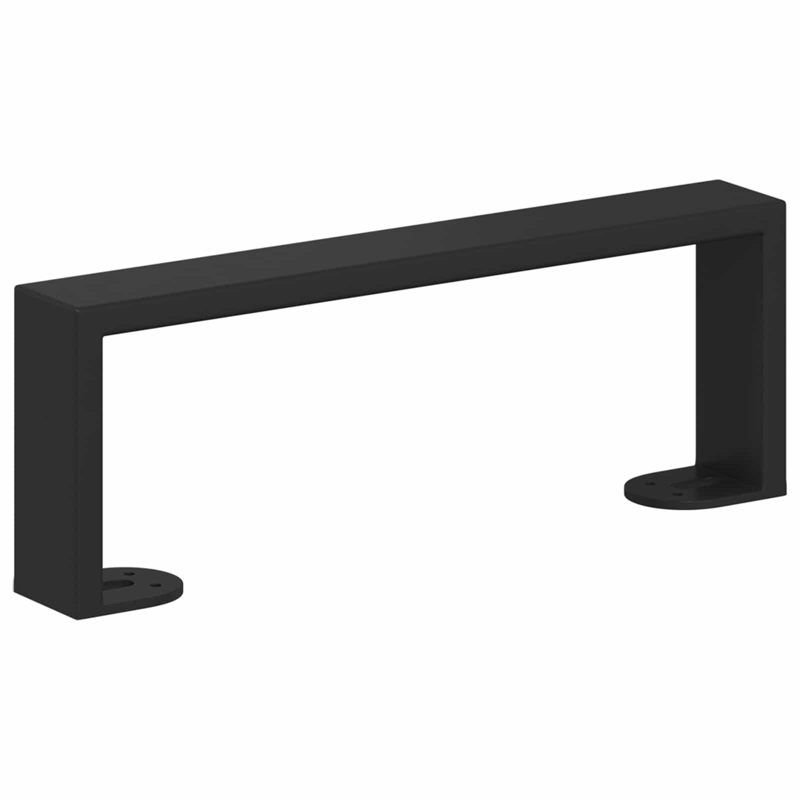 Meubelpoten 12 pcs Zwart 281 x 40,5 x 100 mm IJzer is nu te koop bij PeponiXL, paradijselijk wonen!