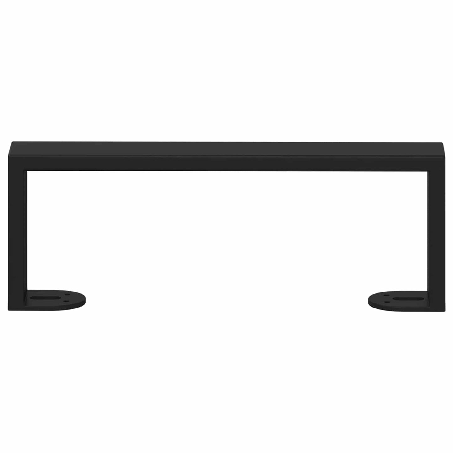 Meubelpoten 12 pcs Zwart 281 x 40,5 x 100 mm IJzer is nu te koop bij PeponiXL, paradijselijk wonen!