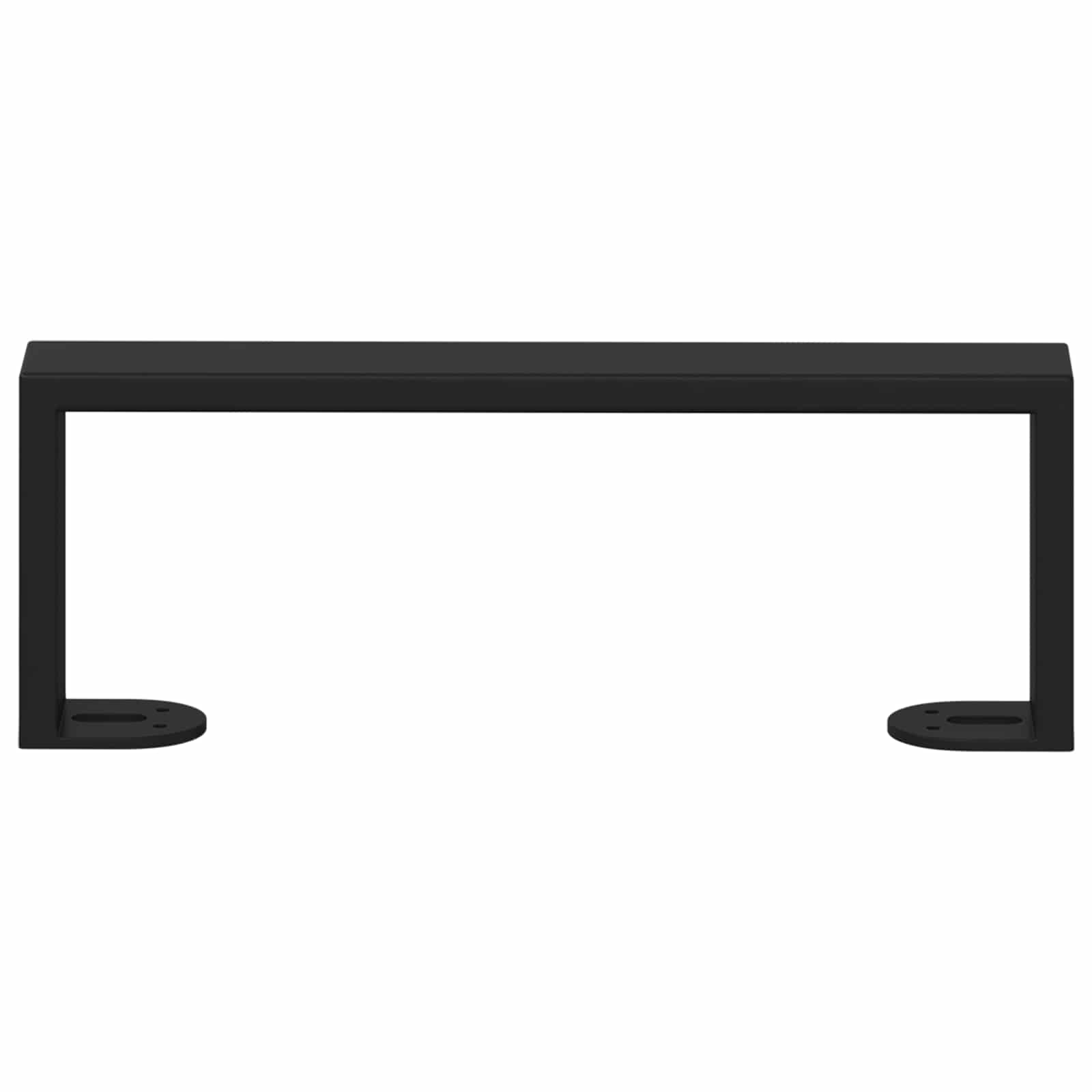 Meubelpoten 12 pcs Zwart 281 x 40,5 x 100 mm IJzer is nu te koop bij PeponiXL, paradijselijk wonen!