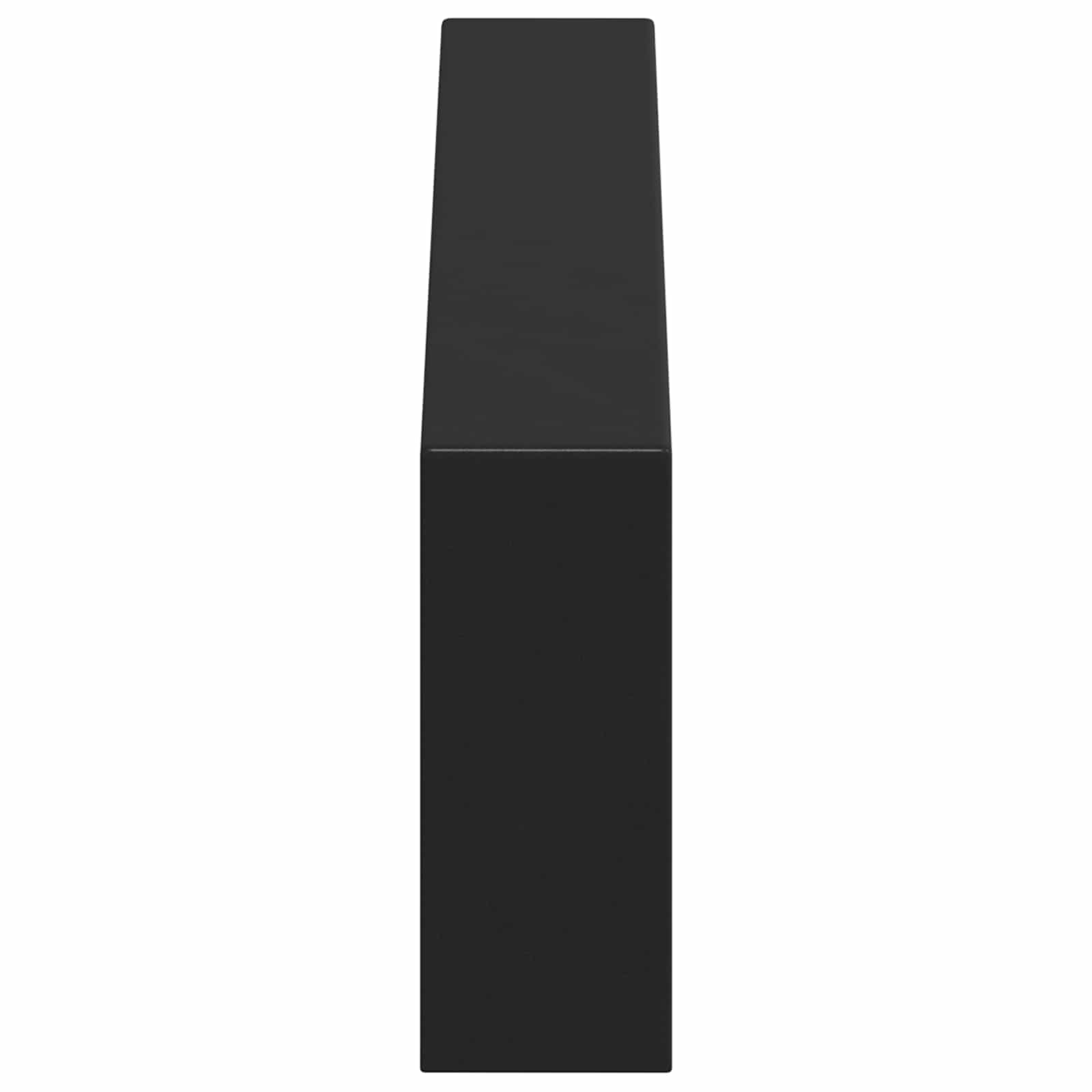 Meubelpoten 12 pcs Zwart 281 x 40,5 x 100 mm IJzer is nu te koop bij PeponiXL, paradijselijk wonen!