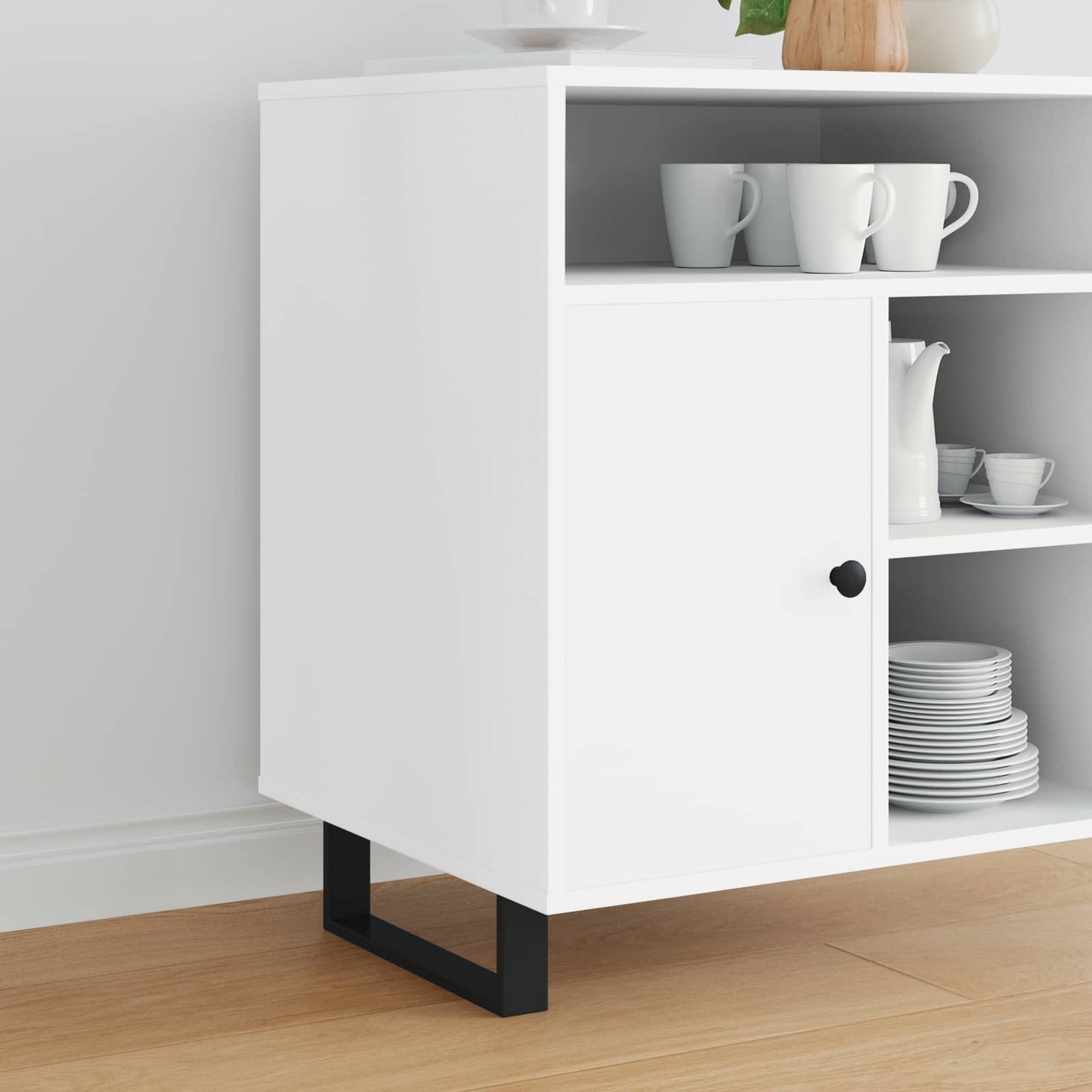 Meubelpoten 12 pcs Zwart 311 x 40,5 x 100 mm IJzer is nu te koop bij PeponiXL, paradijselijk wonen!