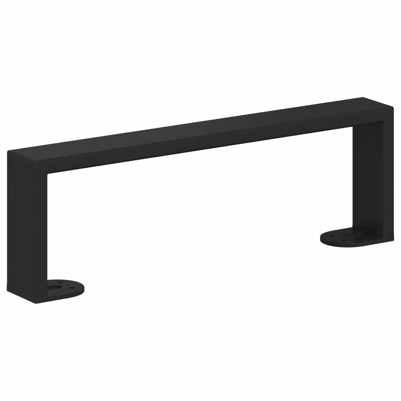 Meubelpoten 12 pcs Zwart 311 x 40,5 x 100 mm IJzer is nu te koop bij PeponiXL, paradijselijk wonen!