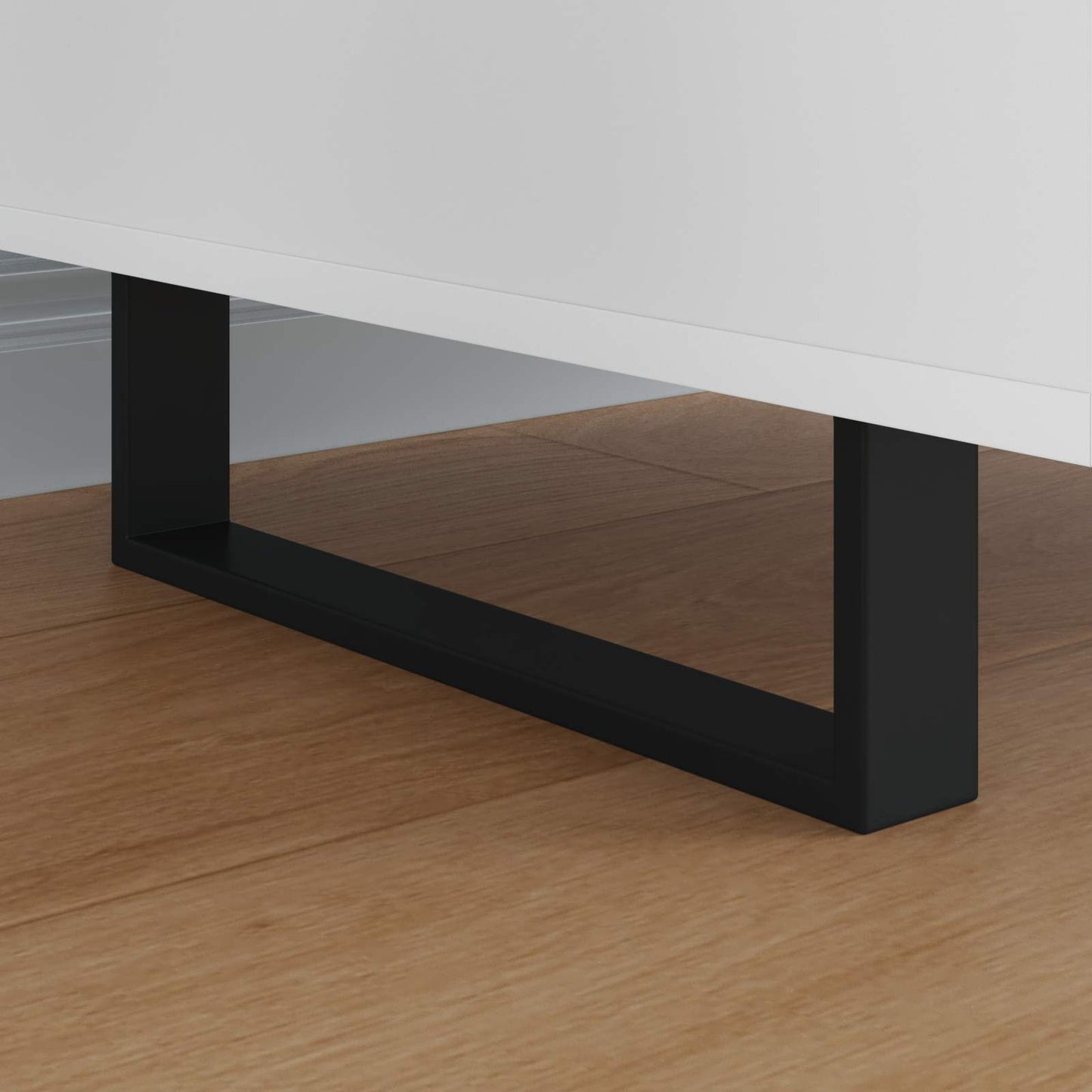 Meubelpoten 12 pcs Zwart 341 x 40,5 x 100 mm IJzer is nu te koop bij PeponiXL, paradijselijk wonen!