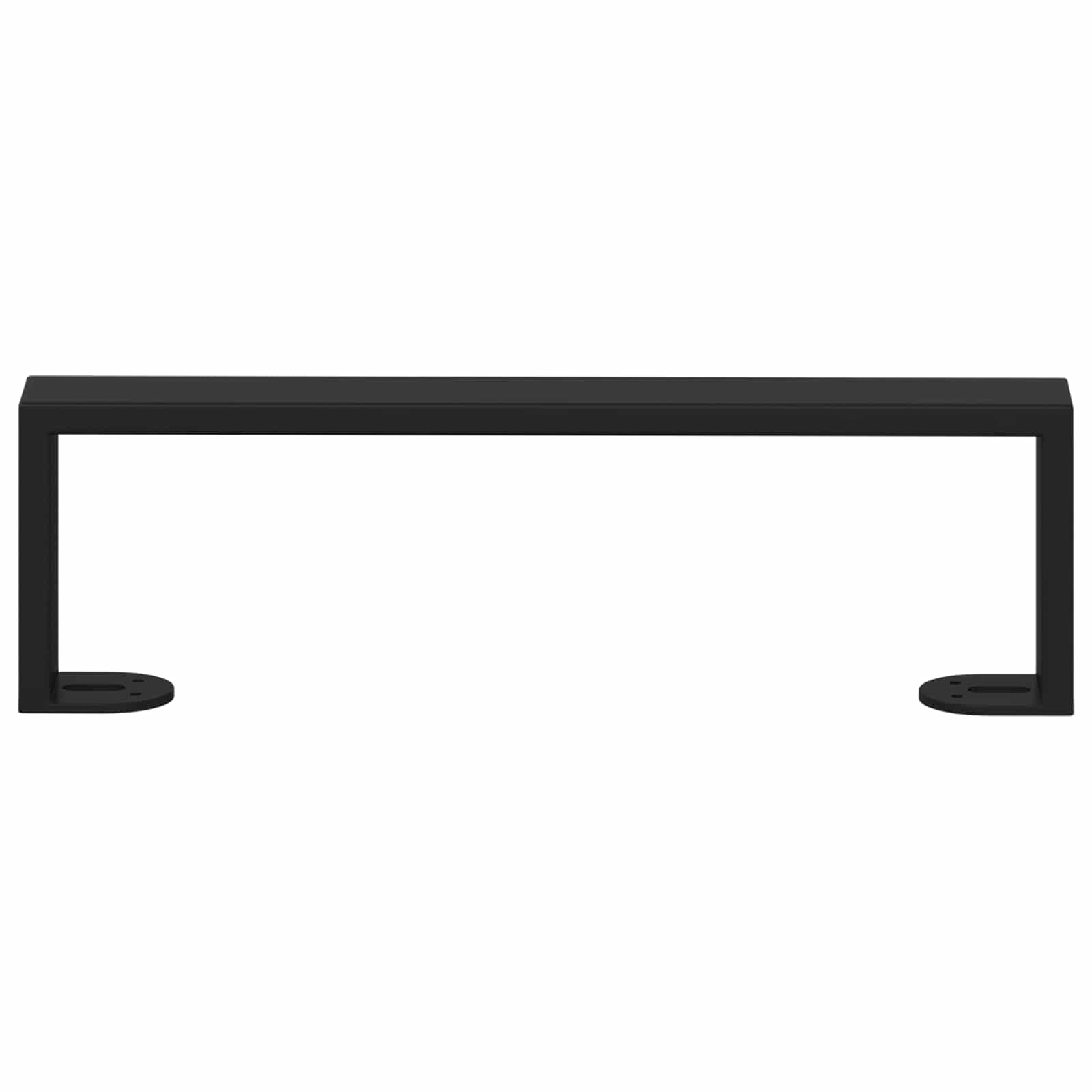 Meubelpoten 12 pcs Zwart 341 x 40,5 x 100 mm IJzer is nu te koop bij PeponiXL, paradijselijk wonen!