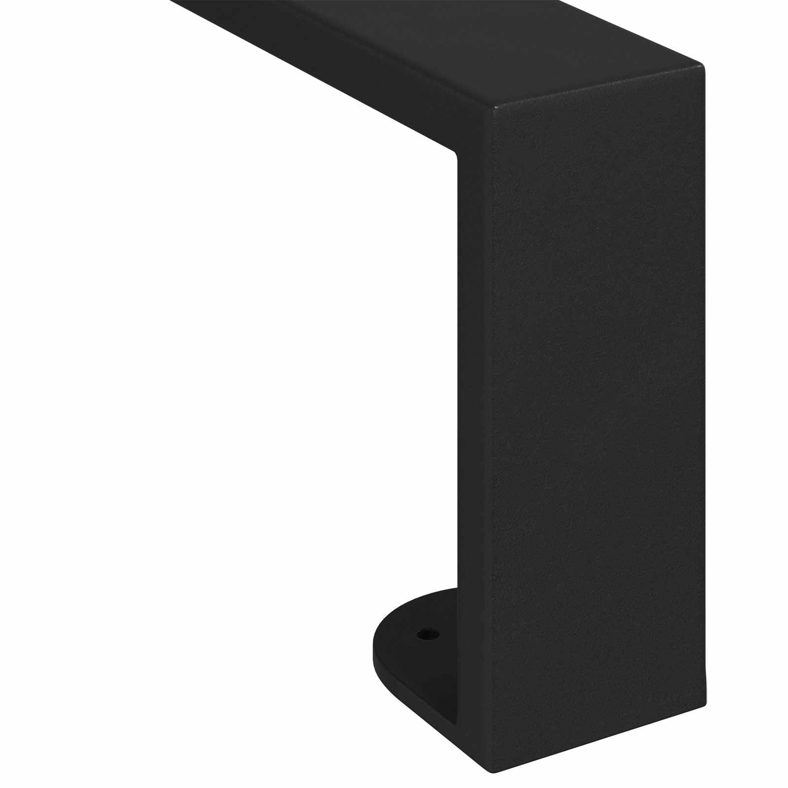 Meubelpoten 2 pcs Zwart 436 x 40,5 x 100 mm IJzer is nu te koop bij PeponiXL, paradijselijk wonen!