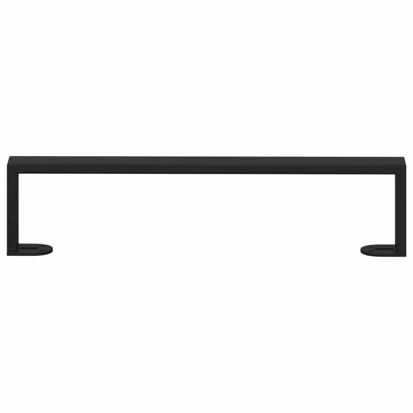 Meubelpoten 12 pcs Zwart 436 x 40,5 x 100 mm IJzer is nu te koop bij PeponiXL, paradijselijk wonen!