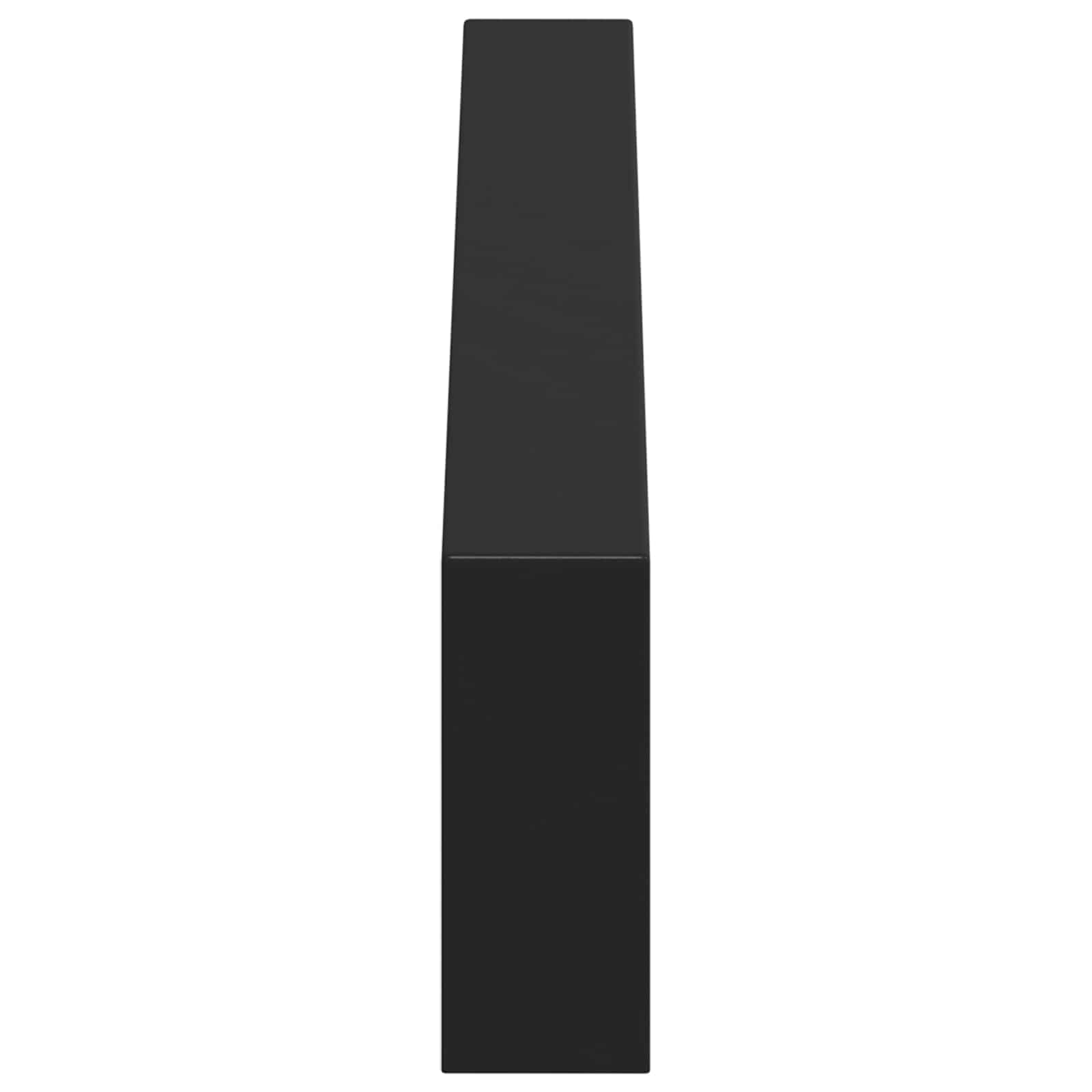 Meubelpoten 12 pcs Zwart 436 x 40,5 x 100 mm IJzer is nu te koop bij PeponiXL, paradijselijk wonen!