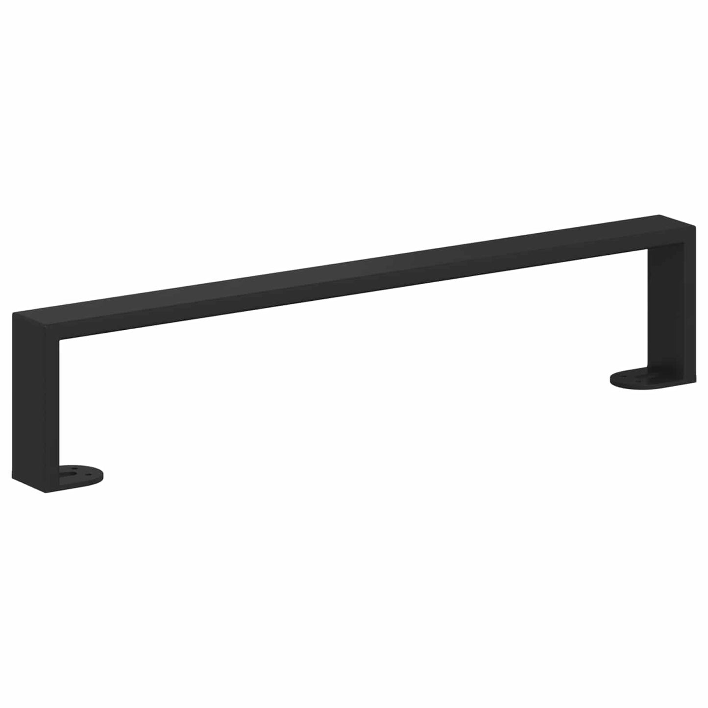 Meubelpoten 12 pcs Zwart 481 x 40,5 x 100 mm IJzer is nu te koop bij PeponiXL, paradijselijk wonen!