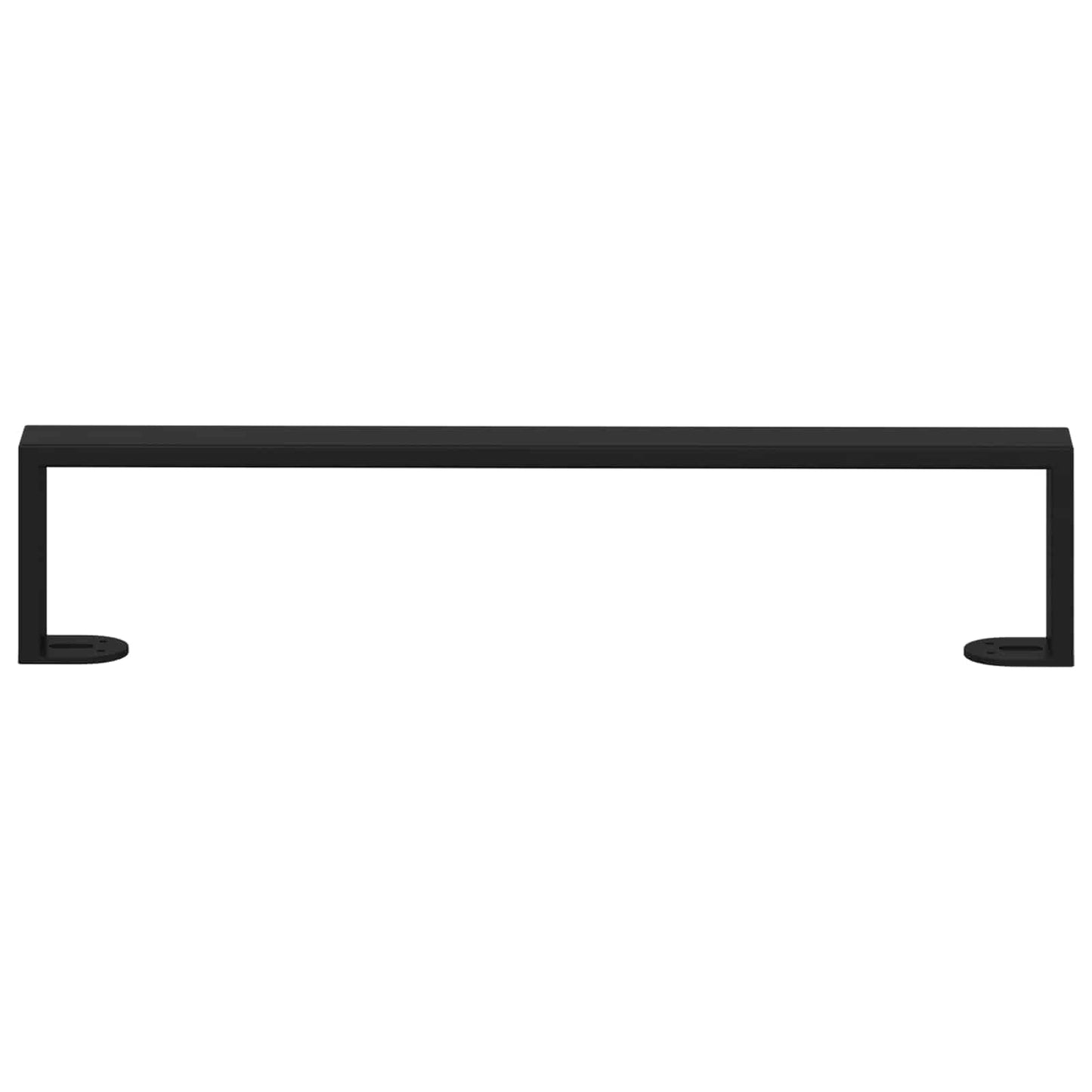 Meubelpoten 12 pcs Zwart 481 x 40,5 x 100 mm IJzer is nu te koop bij PeponiXL, paradijselijk wonen!
