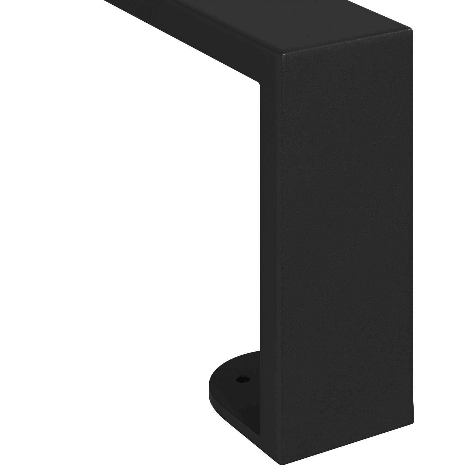 Meubelpoten 2 pcs Zwart 546 x 40,5 x 100 mm IJzer is nu te koop bij PeponiXL, paradijselijk wonen!