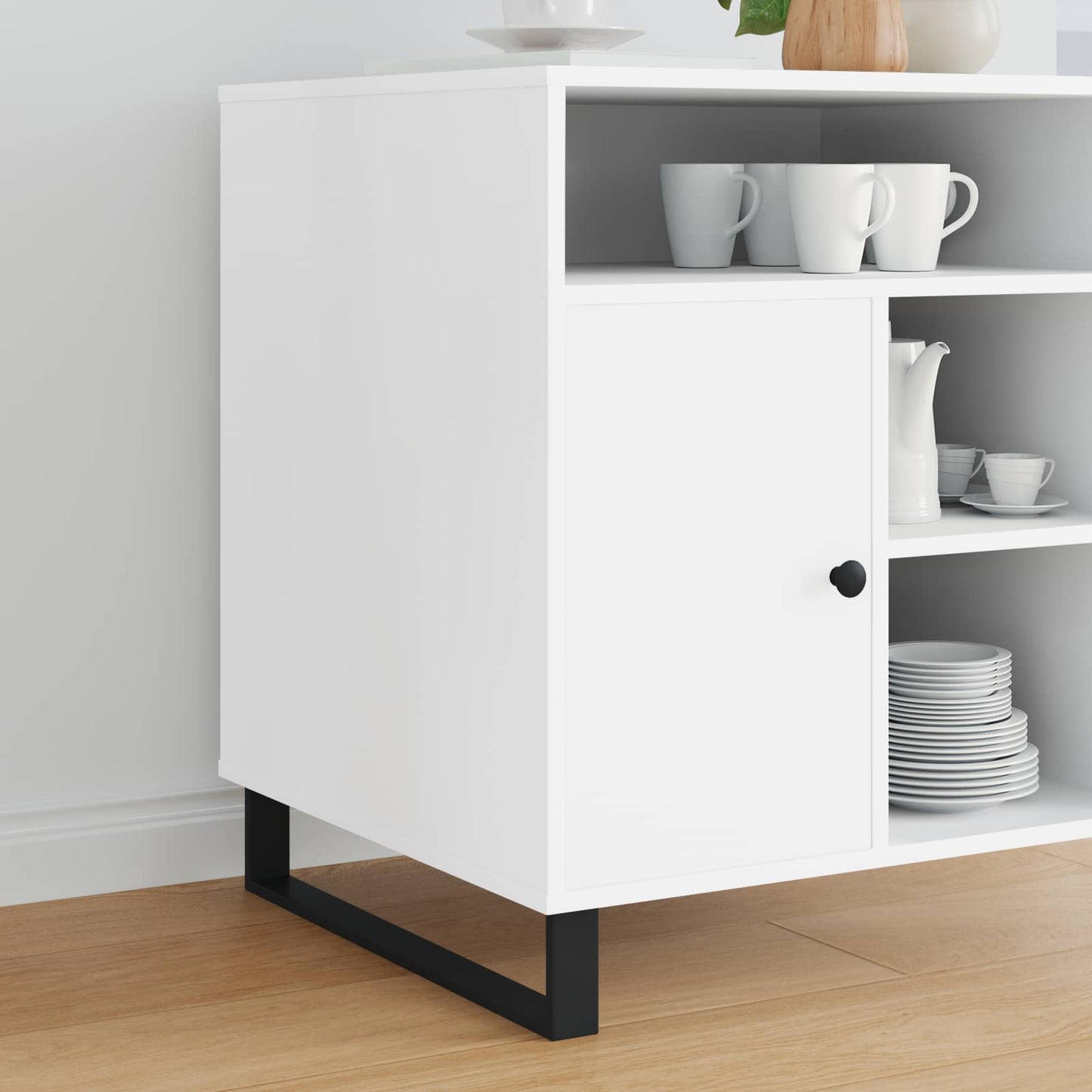 Meubelpoten 2 pcs Zwart 546 x 40,5 x 100 mm IJzer is nu te koop bij PeponiXL, paradijselijk wonen!