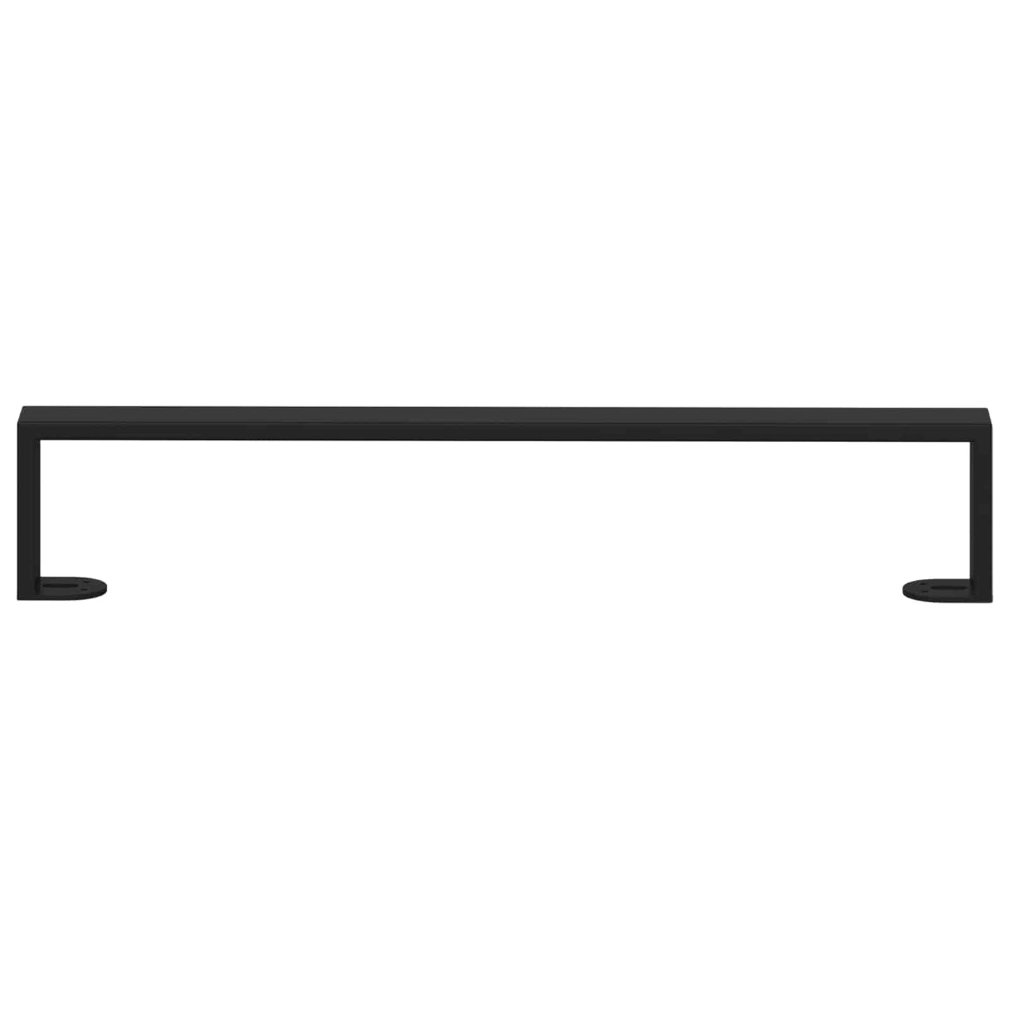 Meubelpoten 2 pcs Zwart 546 x 40,5 x 100 mm IJzer is nu te koop bij PeponiXL, paradijselijk wonen!