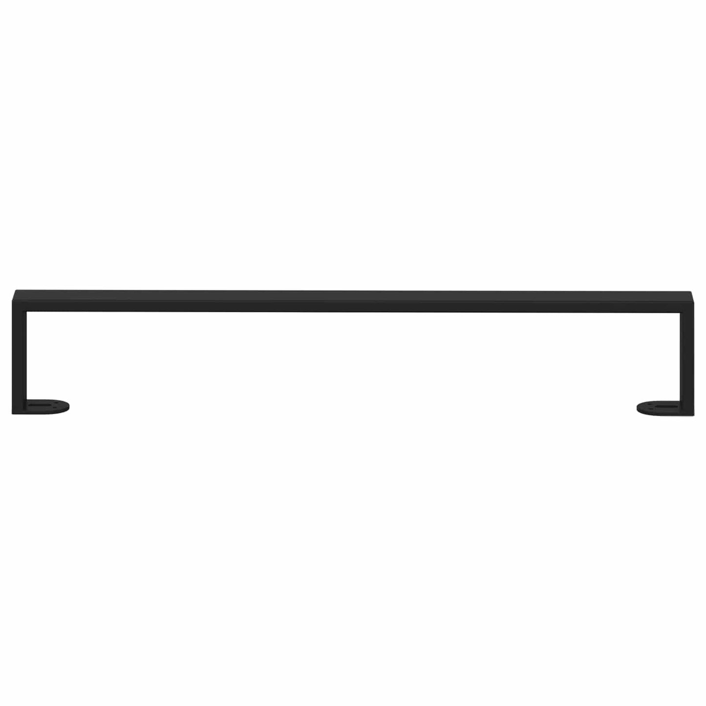 Meubelpoten 12 pcs Zwart 596 x 40,5 x 100 mm IJzer is nu te koop bij PeponiXL, paradijselijk wonen!