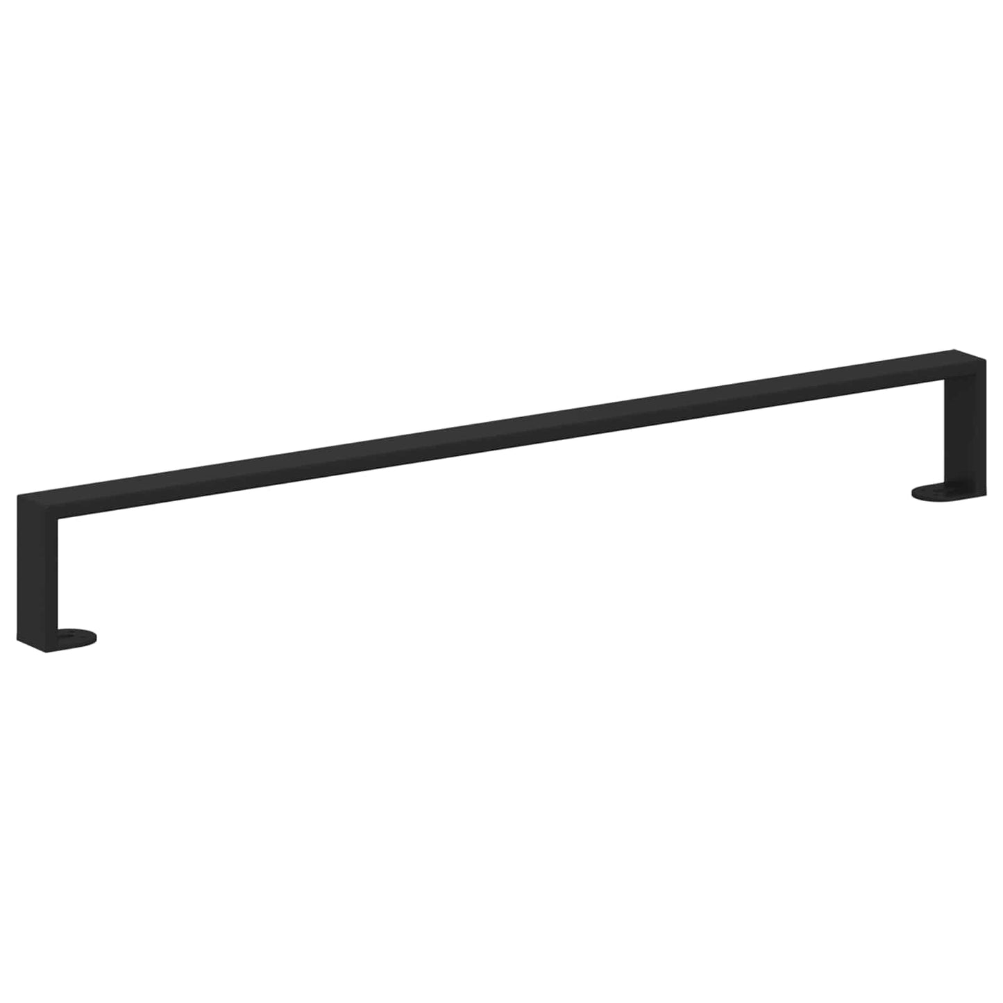 Meubelpoten 2 pcs Zwart 796 x 40,5 x 100 mm IJzer is nu te koop bij PeponiXL, paradijselijk wonen!