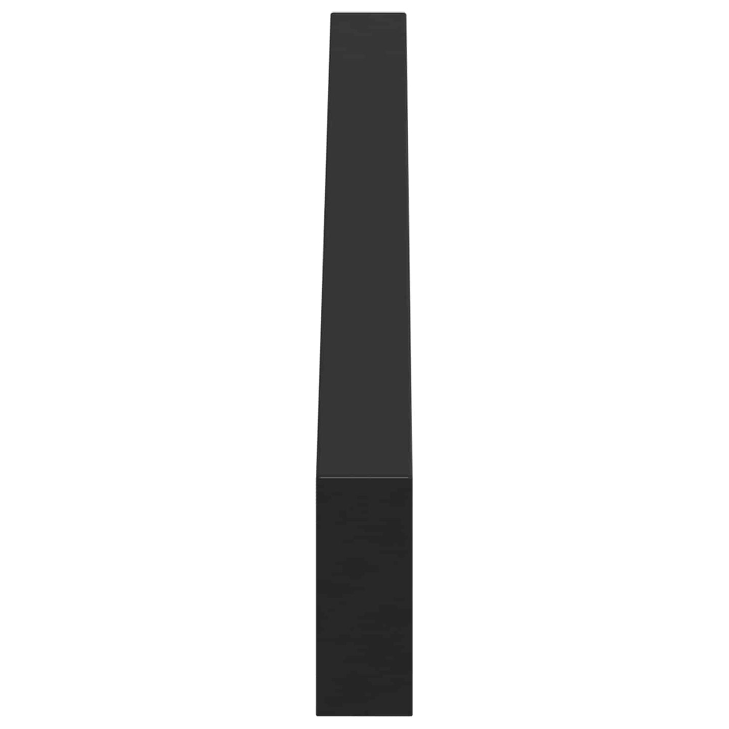 Meubelpoten 2 pcs Zwart 796 x 40,5 x 100 mm IJzer is nu te koop bij PeponiXL, paradijselijk wonen!