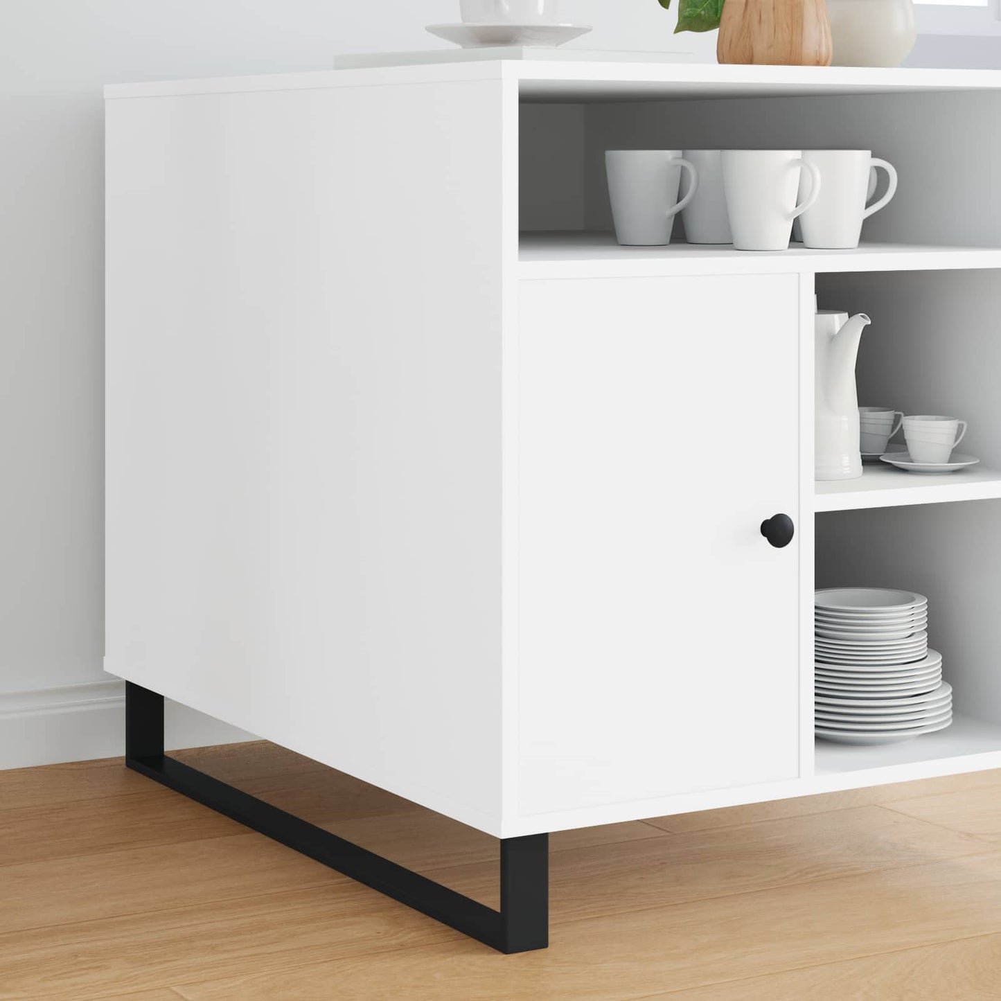 Meubelpoten 12 pcs Zwart 796 x 40,5 x 100 mm IJzer is nu te koop bij PeponiXL, paradijselijk wonen!