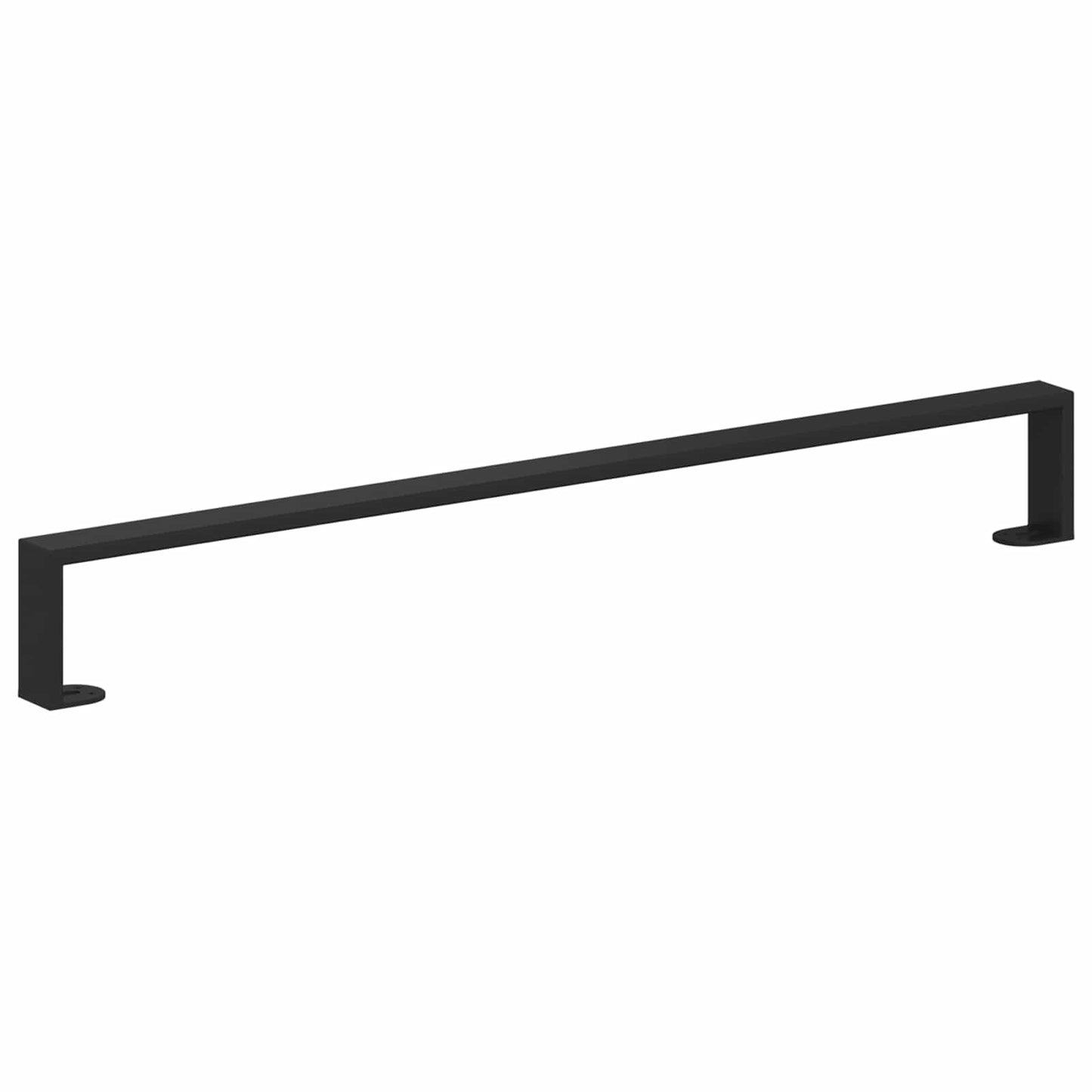 Meubelpoten 12 pcs Zwart 796 x 40,5 x 100 mm IJzer is nu te koop bij PeponiXL, paradijselijk wonen!