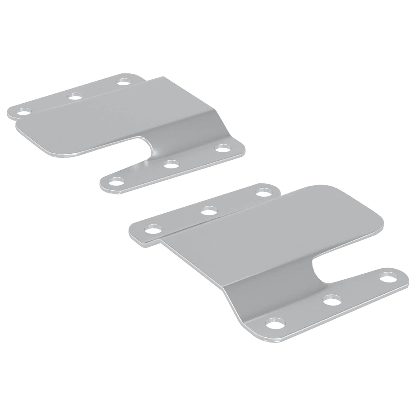 Flush Mount Beugel 2 pcs Zilver 75 x 66 x 1,4 mm Staal is nu te koop bij PeponiXL, paradijselijk wonen!