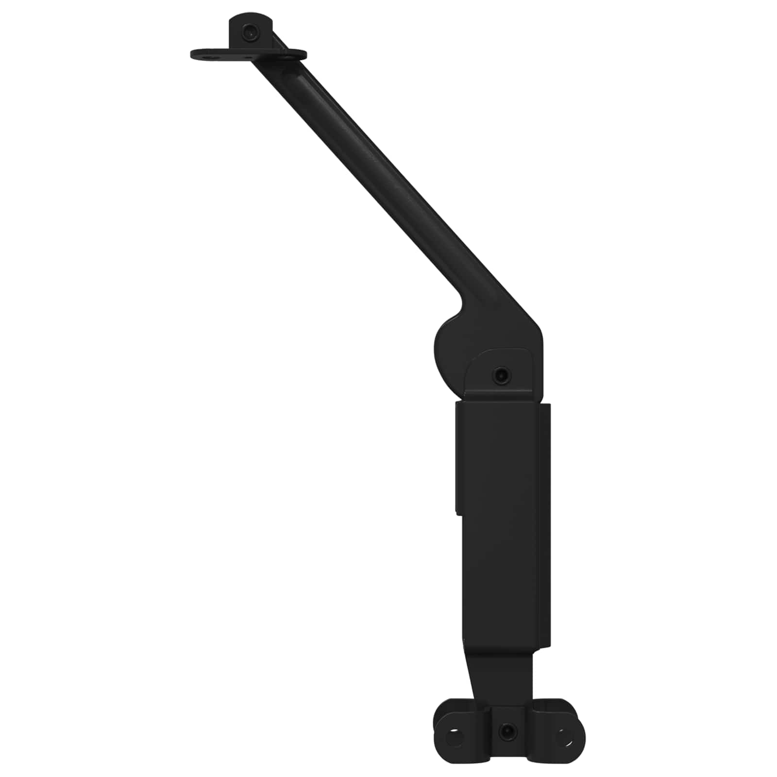 Deksel ondersteunend scharnier 2 pcs Zwart 192 x 32 x 50 mm is nu te koop bij PeponiXL, paradijselijk wonen!