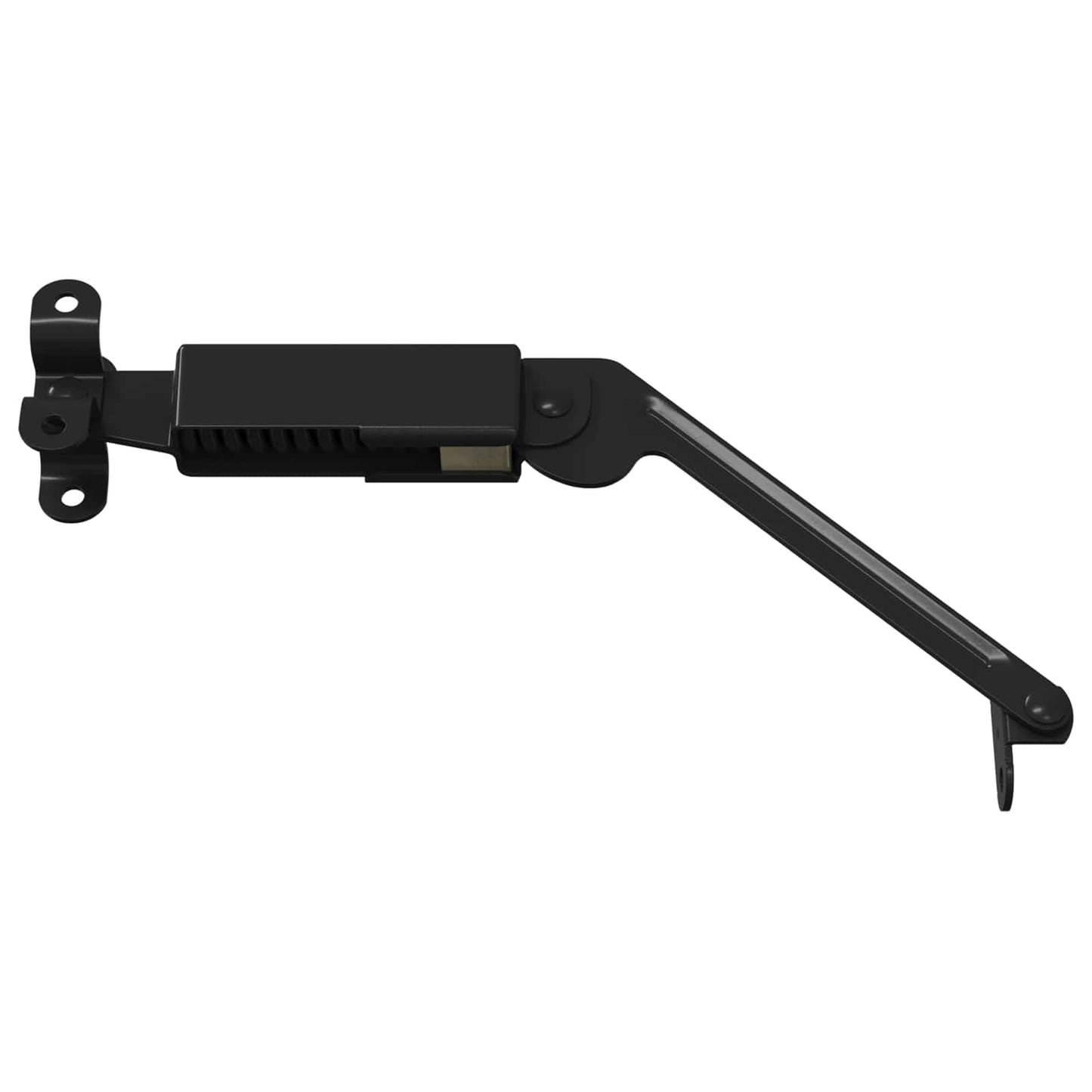 Deksel ondersteunend scharnier 12 pcs Zwart 192 x 32 x 50 mm is nu te koop bij PeponiXL, paradijselijk wonen!