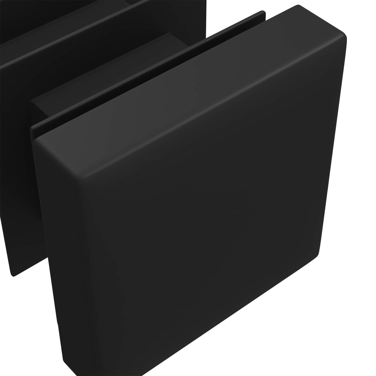Einddoppen 2 pcs Zwart 15 x 15 x 15 mm PP is nu te koop bij PeponiXL, paradijselijk wonen!