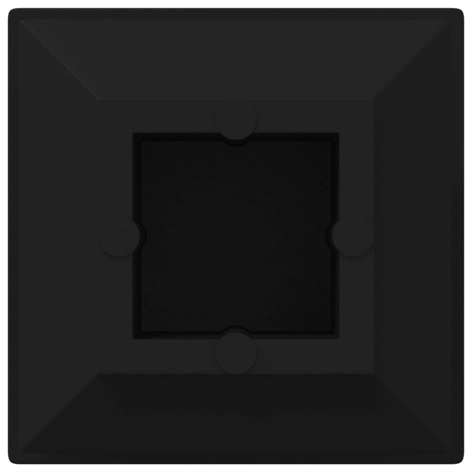 Einddoppen 2 pcs Zwart 15 x 15 x 15 mm PP is nu te koop bij PeponiXL, paradijselijk wonen!