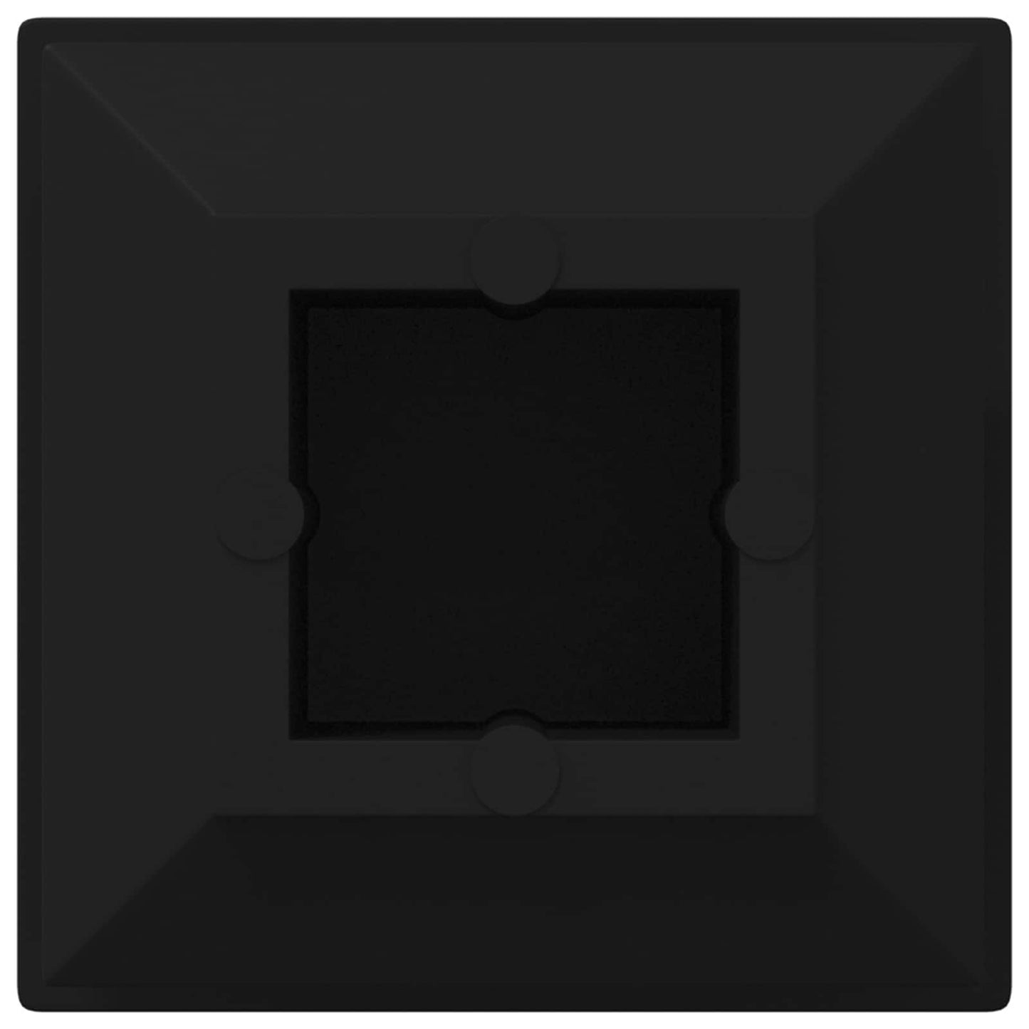 Einddoppen 12 pcs Zwart 15 x 15 x 15 mm PP is nu te koop bij PeponiXL, paradijselijk wonen!
