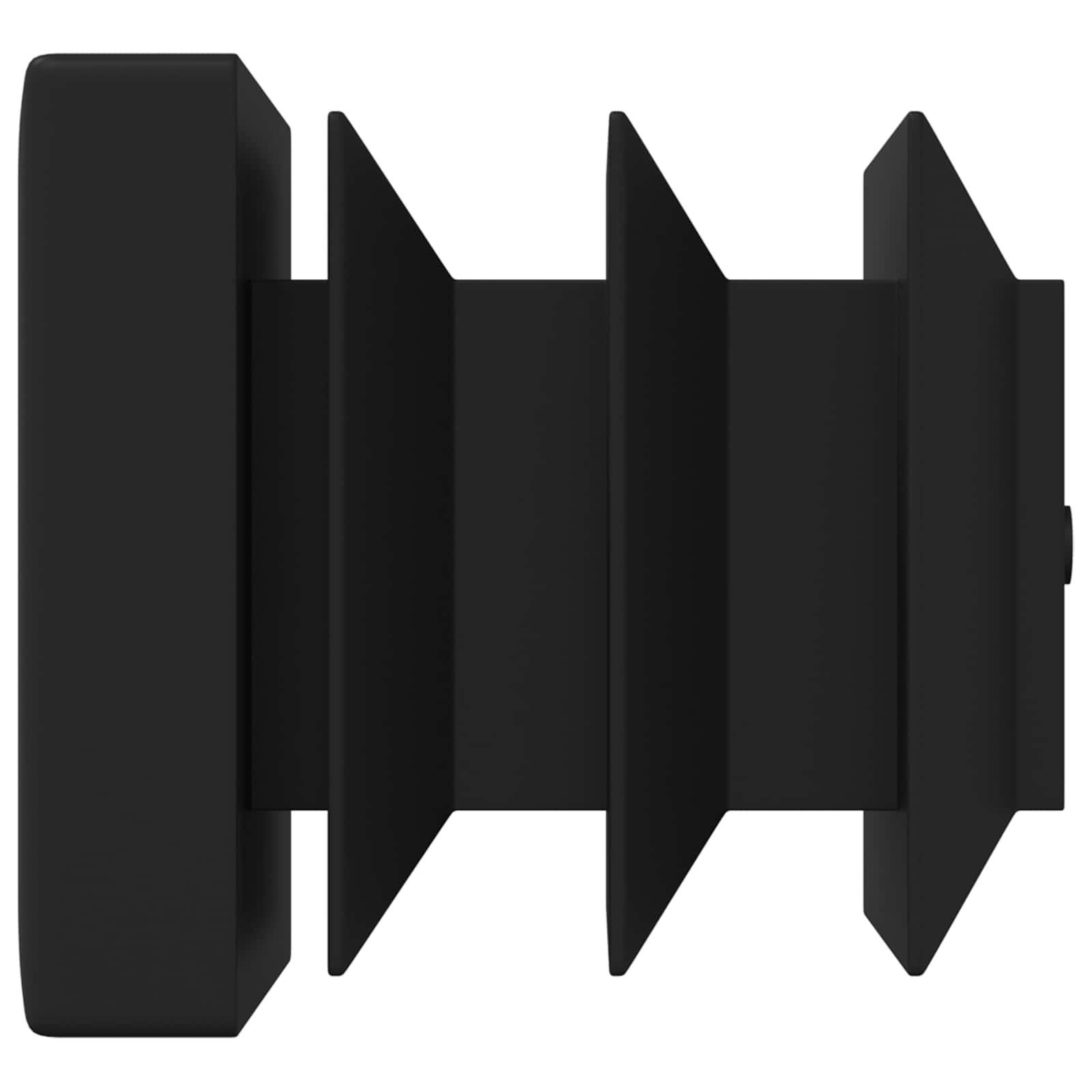 Einddoppen 12 pcs Zwart 15 x 15 x 15 mm PP is nu te koop bij PeponiXL, paradijselijk wonen!