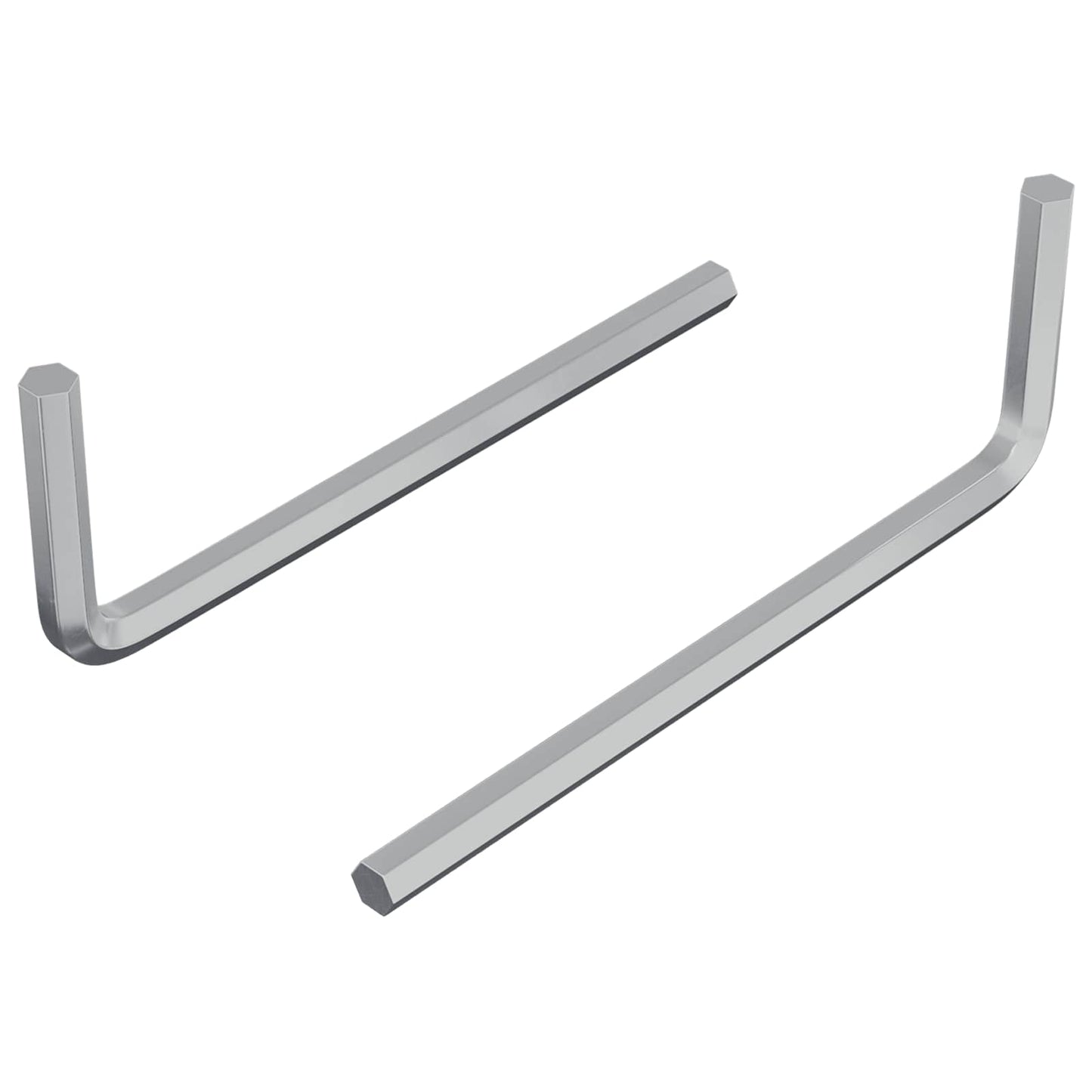 Zeskantsleutel 2 pcs Zilver 20 x 52 mm Staal is nu te koop bij PeponiXL, paradijselijk wonen!