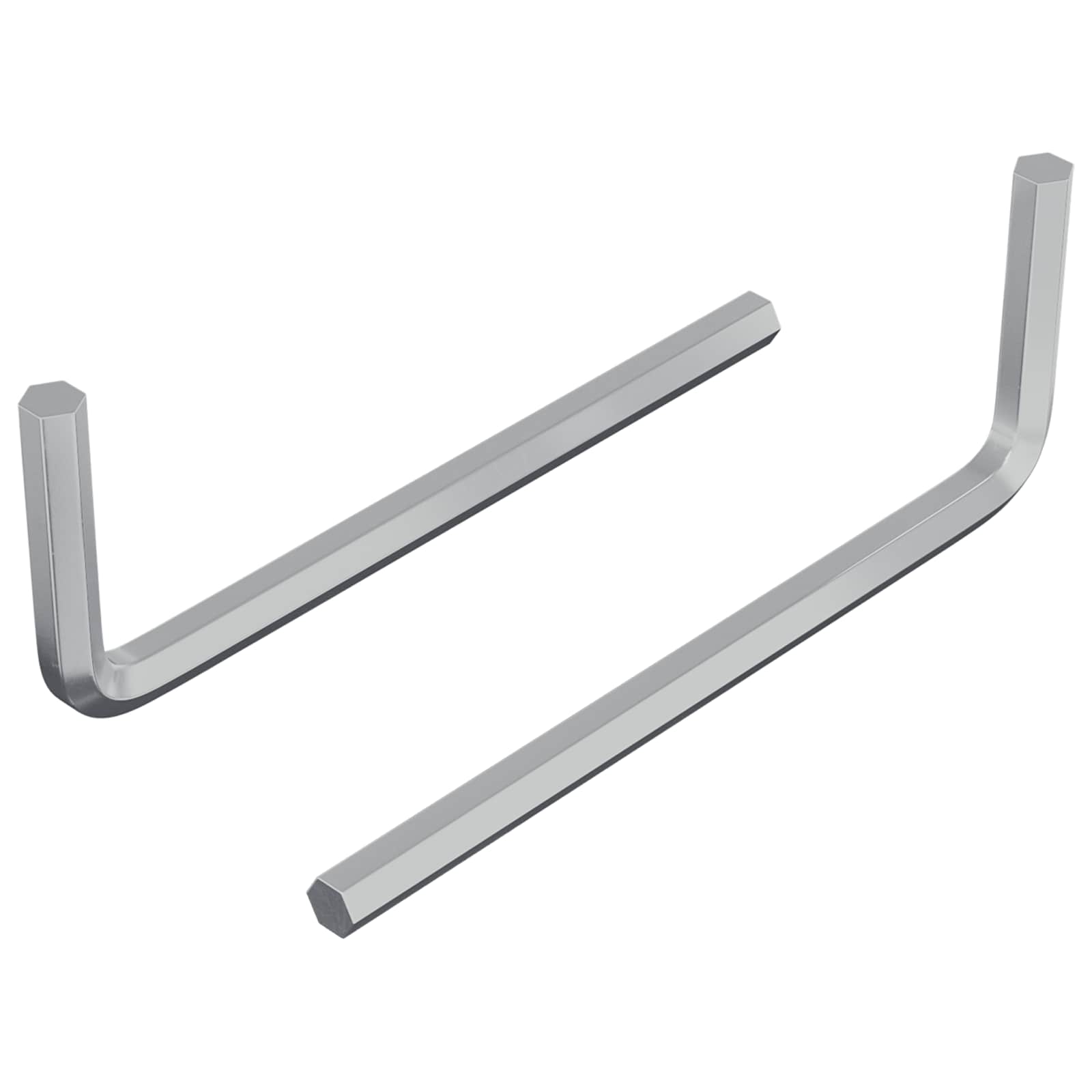 Zeskantsleutel 2 pcs Zilver 22 x 66 mm Staal is nu te koop bij PeponiXL, paradijselijk wonen!