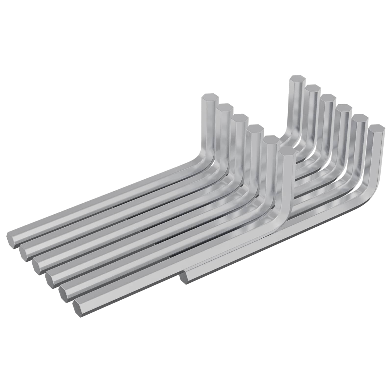 Zeskantsleutel 1800 pcs Zilver 32 x 86 mm Staal is nu te koop bij PeponiXL, paradijselijk wonen!