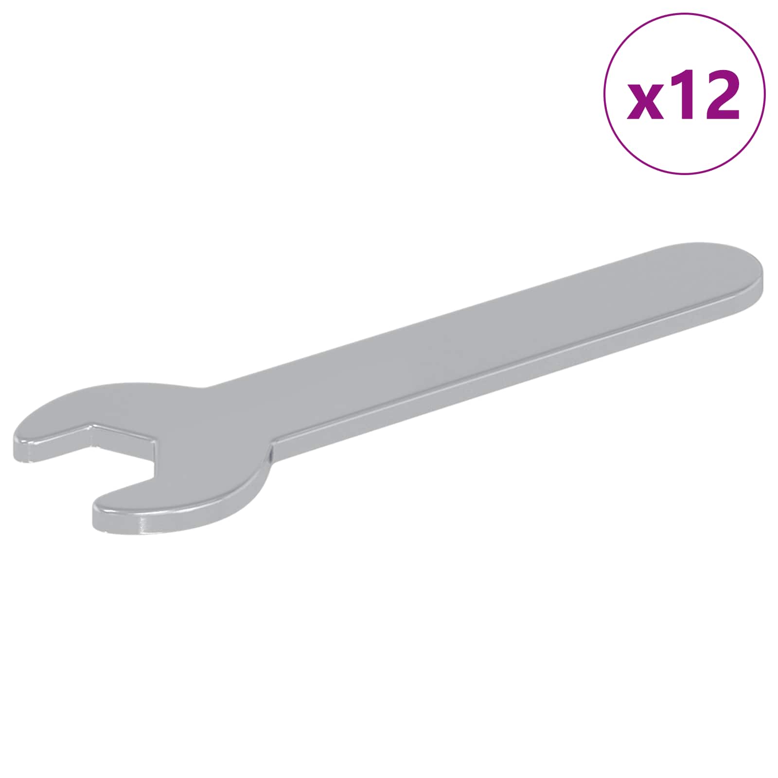 Schroefsleutel 12 pcs Zilver 10 mm IJzer is nu te koop bij PeponiXL, paradijselijk wonen!