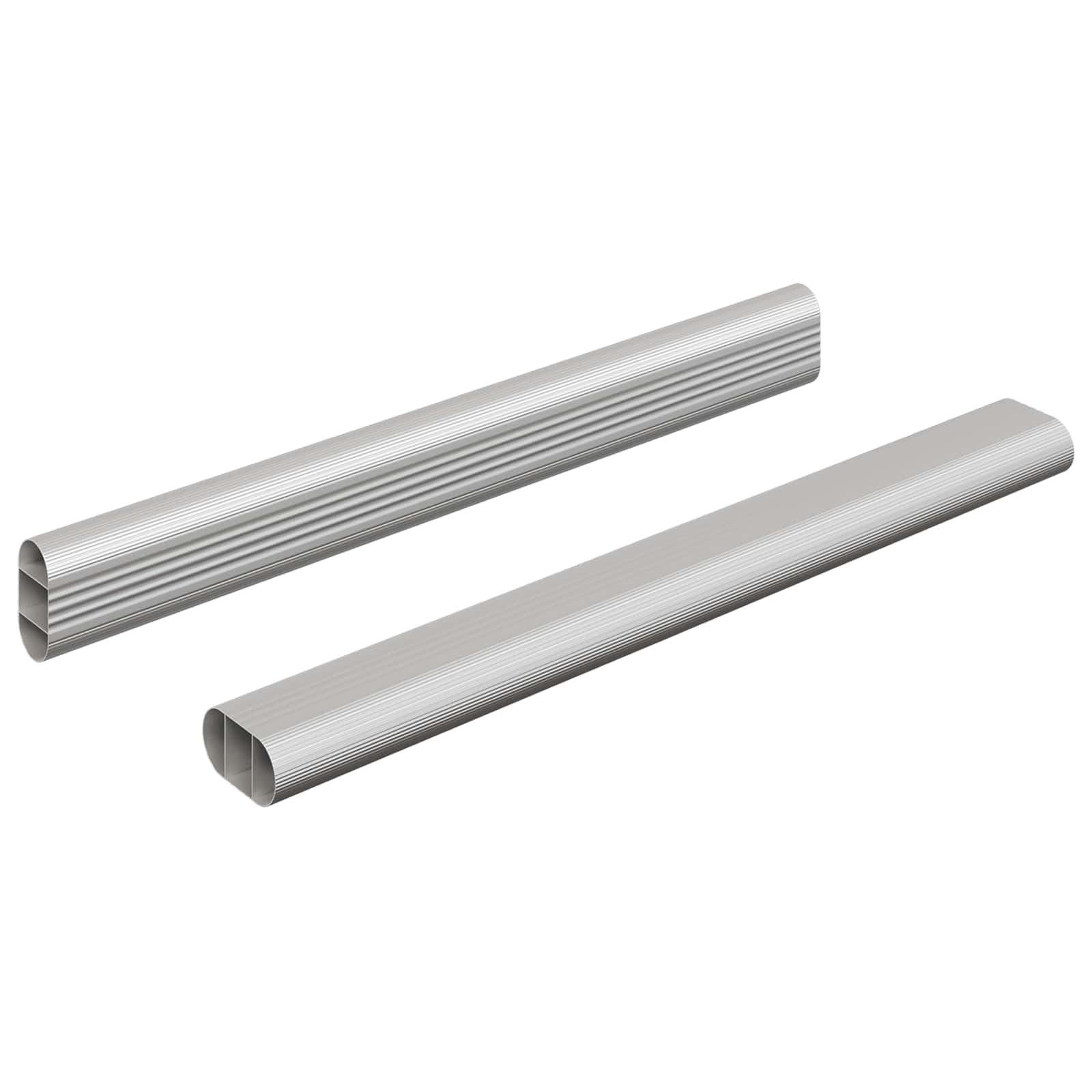 Kaststaaf 2 pcs Zilver 264 x 15 x 29 mm Aluminium Legering is nu te koop bij PeponiXL, paradijselijk wonen!