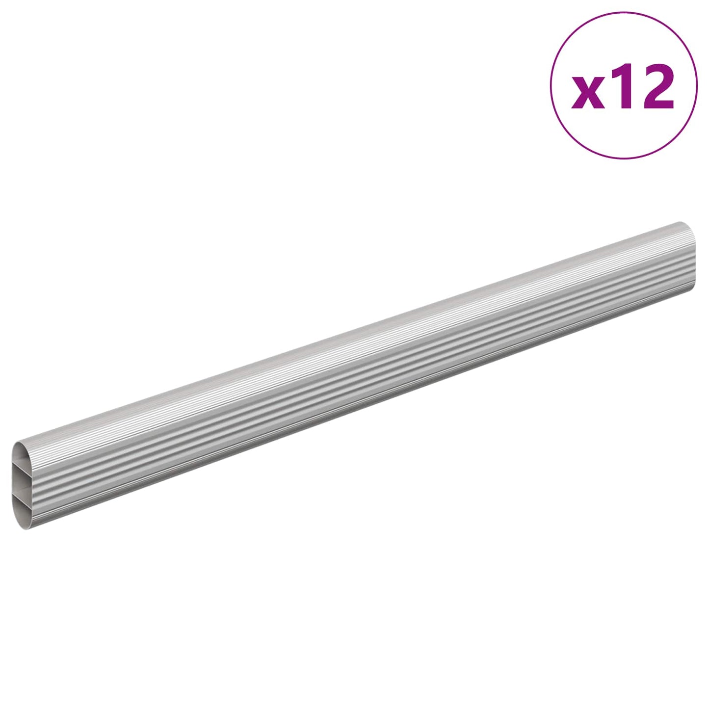 Kaststaaf 12 pcs Zilver 316 x 15 x 29 mm Aluminium Legering is nu te koop bij PeponiXL, paradijselijk wonen!