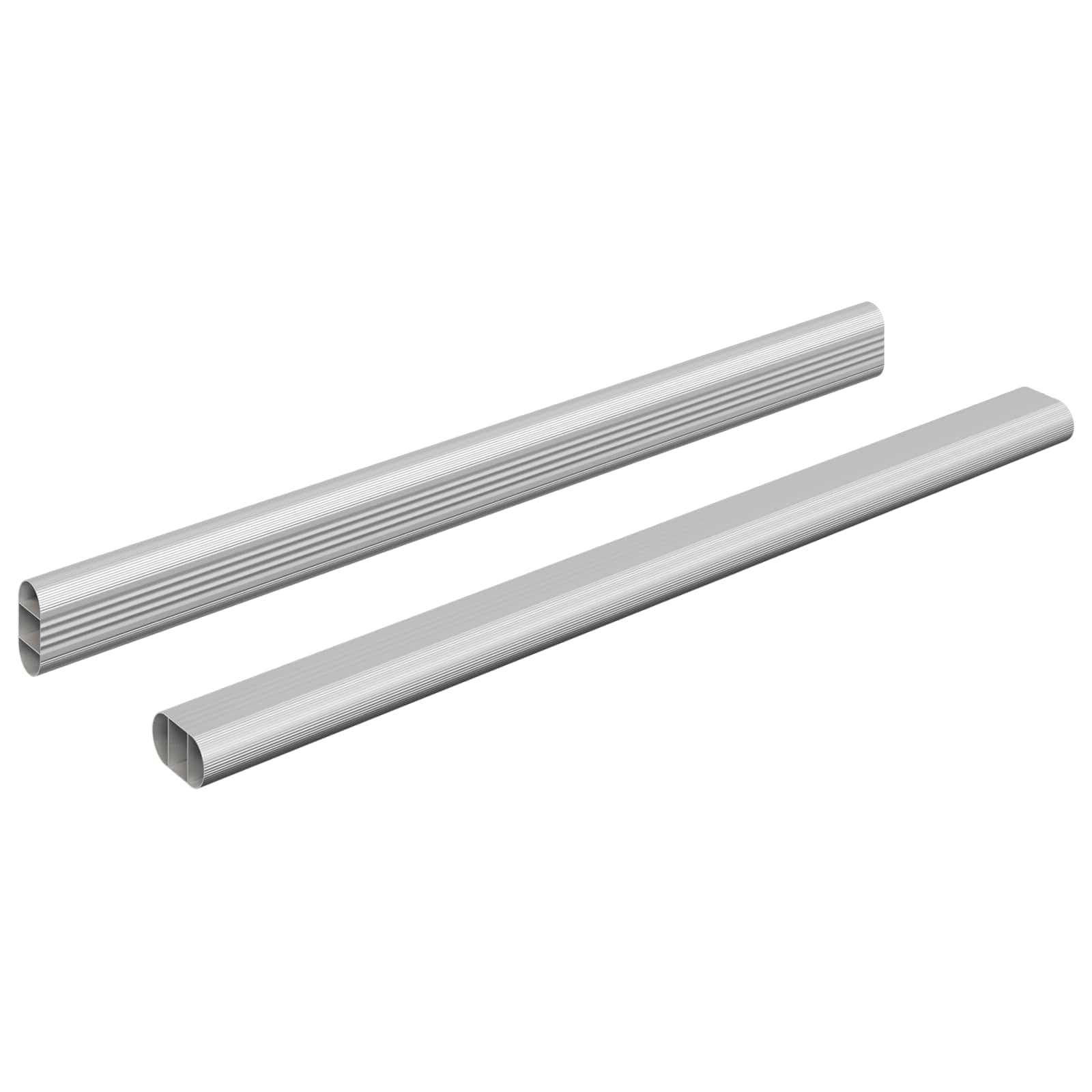 Kaststaaf 2 pcs Zilver 372 x 15 x 29 mm Aluminium Legering is nu te koop bij PeponiXL, paradijselijk wonen!