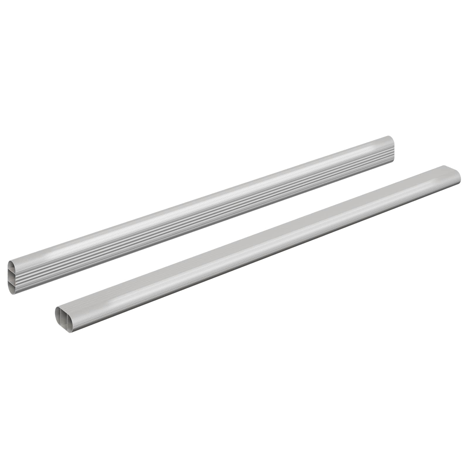 Kaststaaf 2 pcs Zilver 472 x 15 x 29 mm Aluminium Legering is nu te koop bij PeponiXL, paradijselijk wonen!