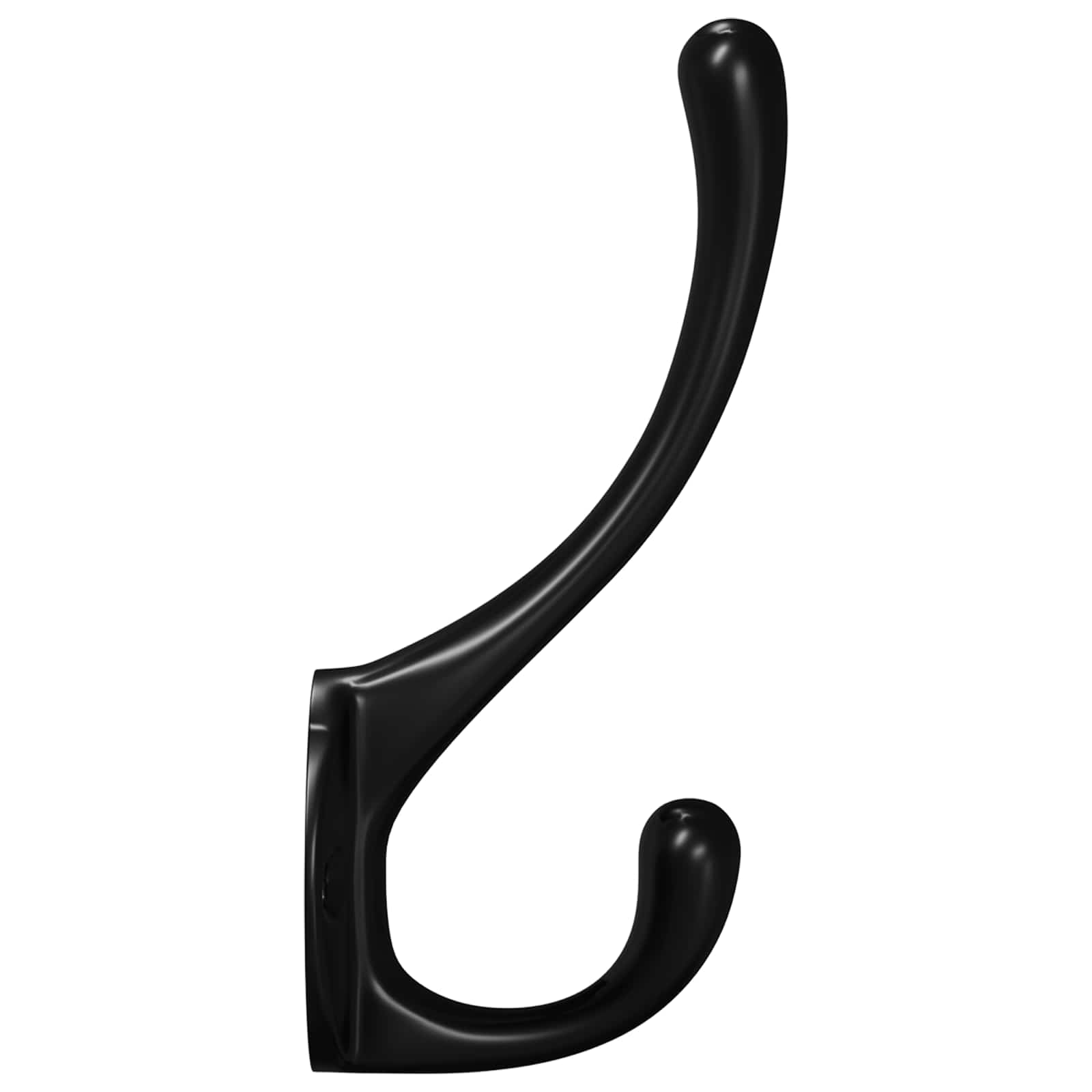 Kledinghaak 12 pcs Zwart 102 x 29 x 47mm Zinklegering is nu te koop bij PeponiXL, paradijselijk wonen!