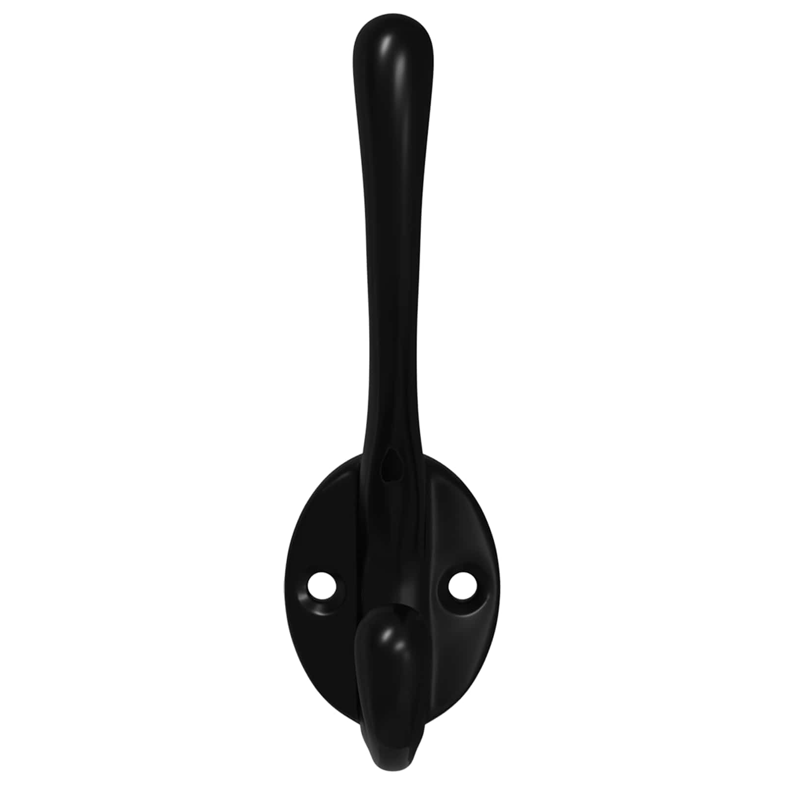 Kledinghaak 12 pcs Zwart 102 x 29 x 47mm Zinklegering is nu te koop bij PeponiXL, paradijselijk wonen!