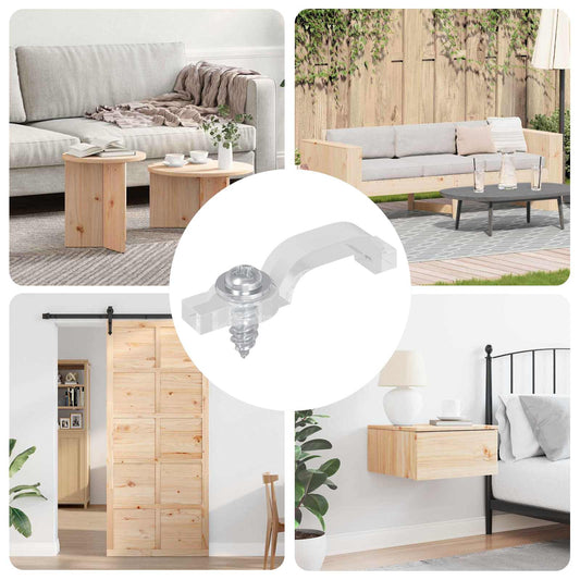 LED Strip Clips 12 pcs Doorzichtig 23,8 x 7,3 x 4,3 mm is nu te koop bij PeponiXL, paradijselijk wonen!