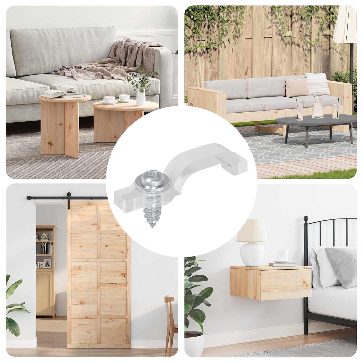 LED Strip Clips 12 pcs Doorzichtig 23,8 x 7,3 x 4,3 mm is nu te koop bij PeponiXL, paradijselijk wonen!