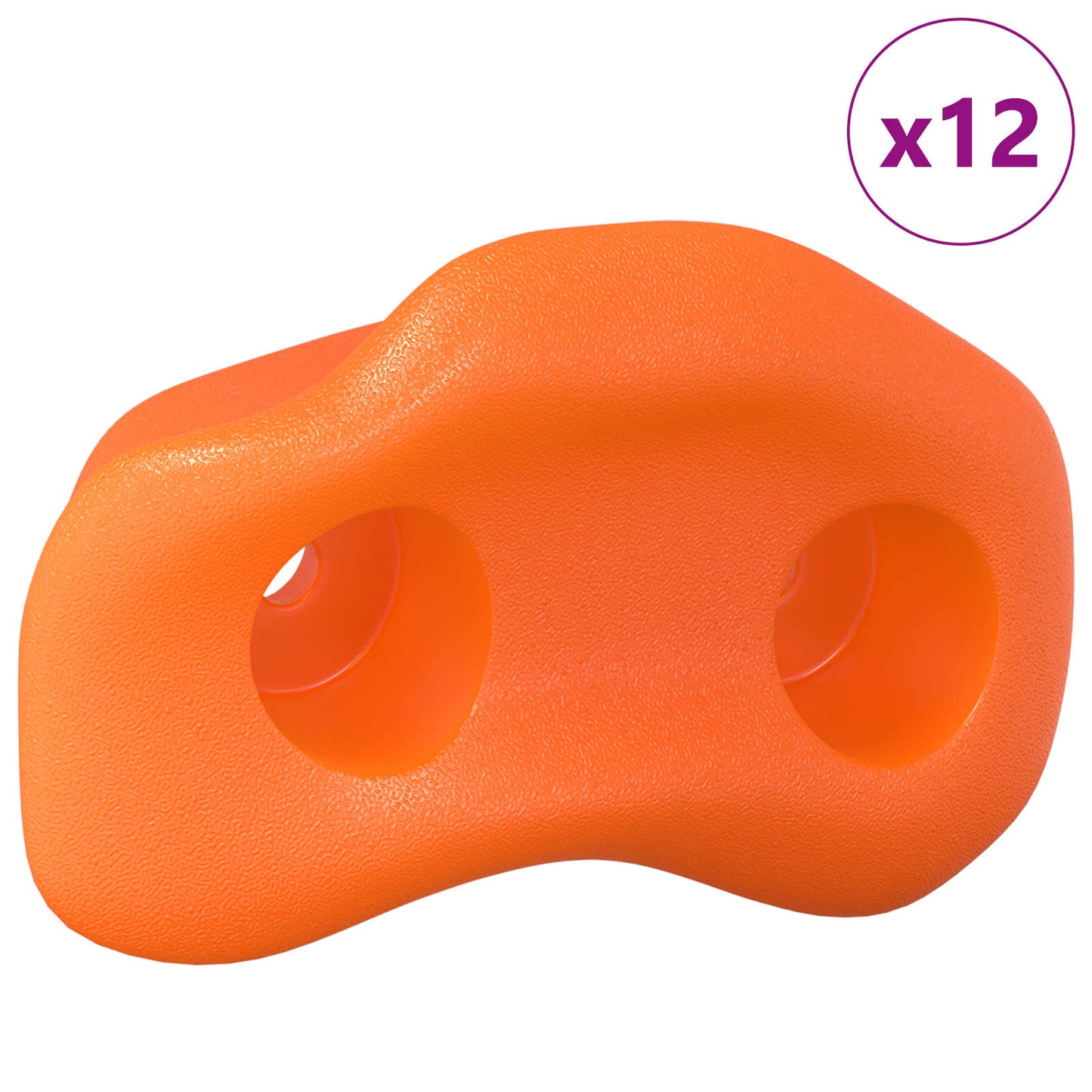 Klimgreep 12 pcs Oranje 100 x 67 x 43 mm PP is nu te koop bij PeponiXL, paradijselijk wonen!