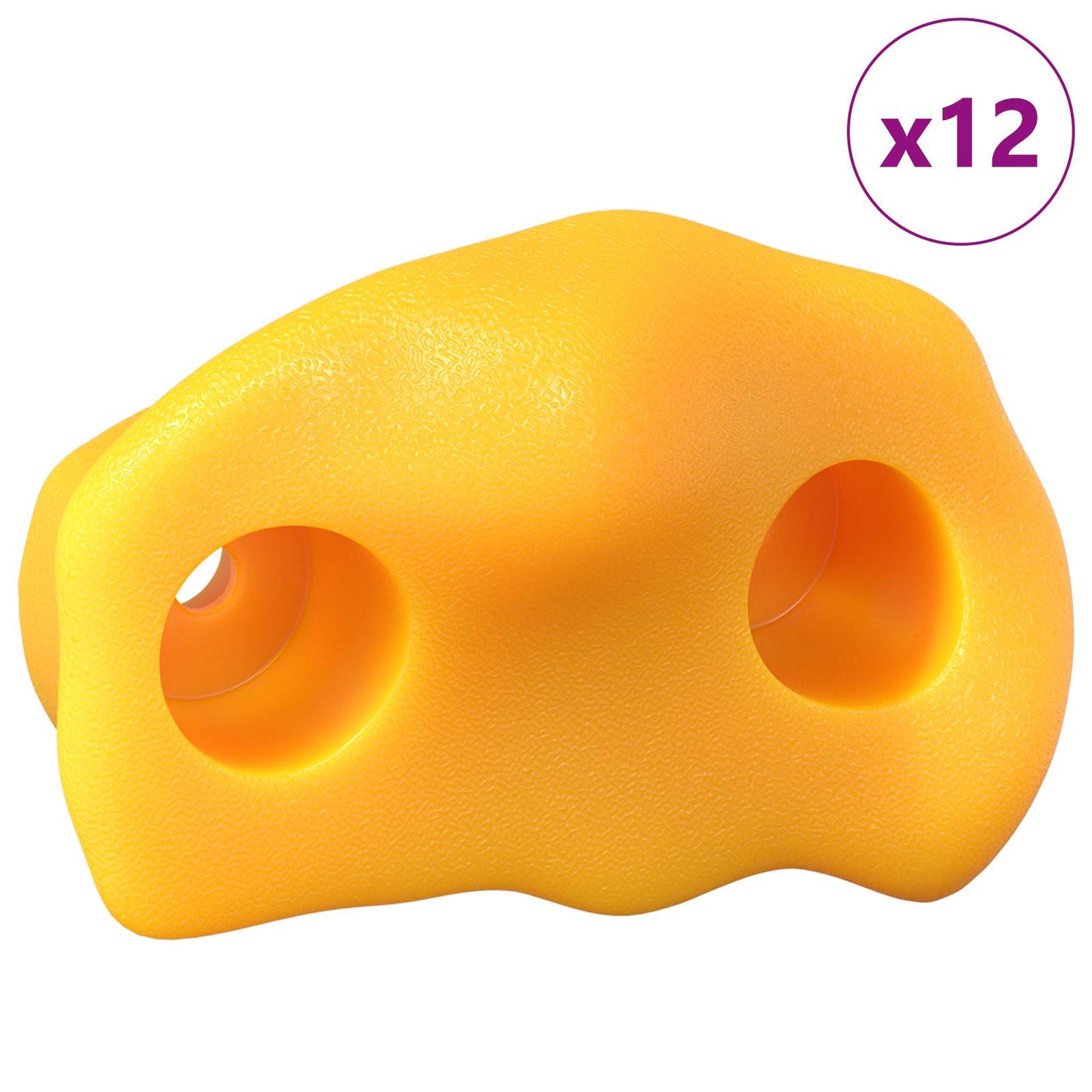 Klimgreep 12 pcs Geel 100 x 67 x 43 mm PP is nu te koop bij PeponiXL, paradijselijk wonen!