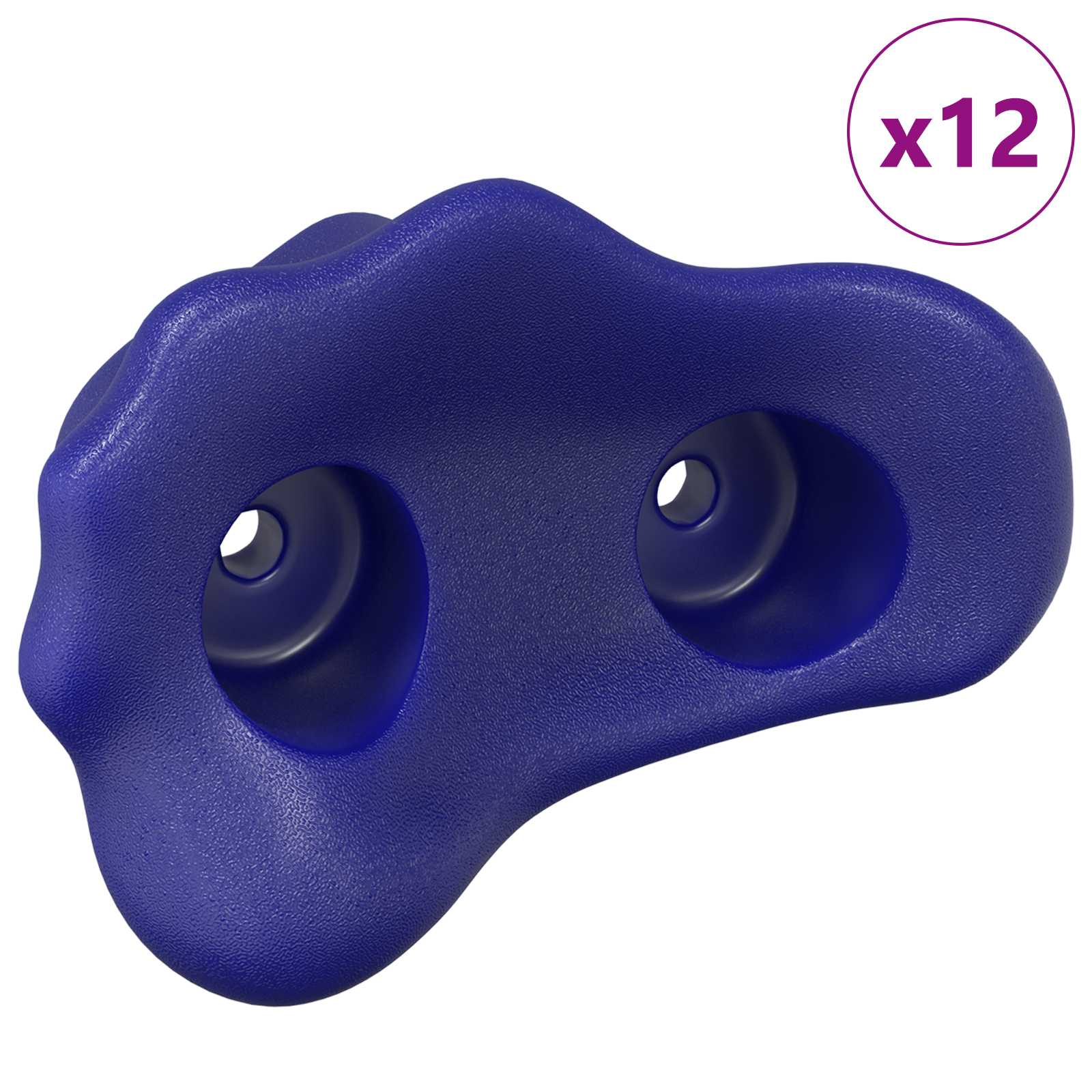 Klimgreep 12 pcs Blauw 100 x 67 x 43 mm PP is nu te koop bij PeponiXL, paradijselijk wonen!