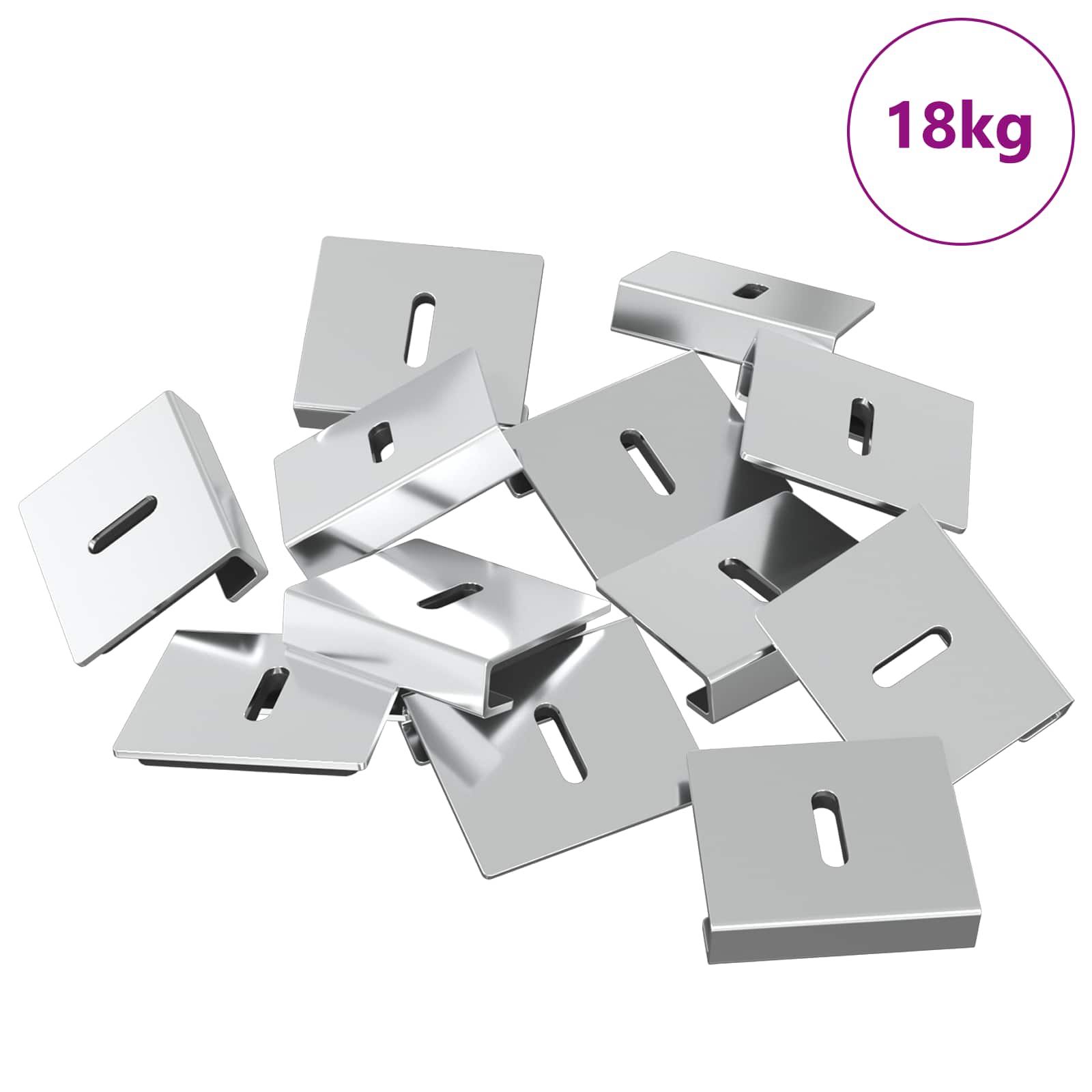 Spiegel Bevestigingsbeugel 340 pcs Nikkel 35 x 30 x 8,3 mm is nu te koop bij PeponiXL, paradijselijk wonen!