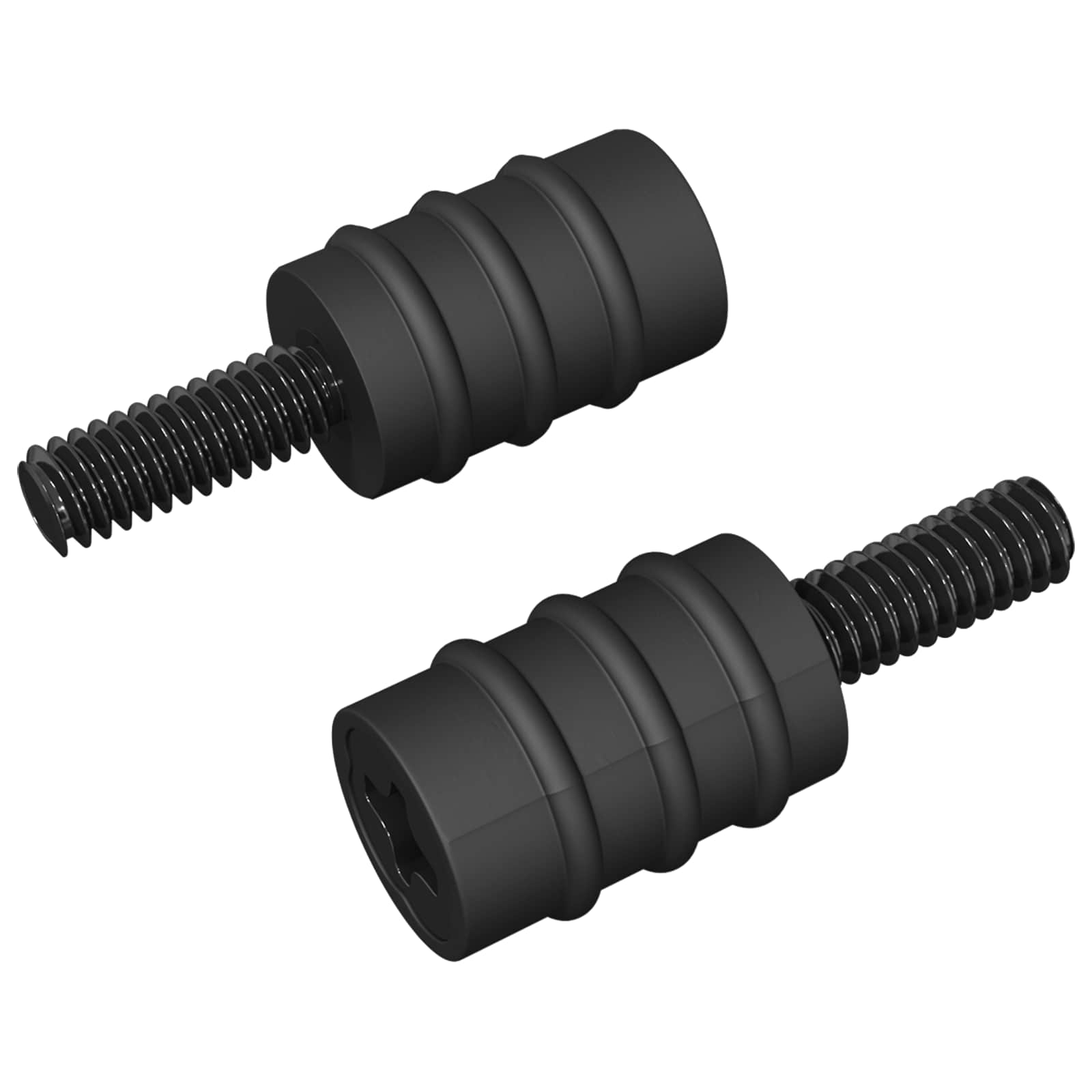 Standoff Schroef 2 pcs Zwart M4 Rubber en Staal is nu te koop bij PeponiXL, paradijselijk wonen!