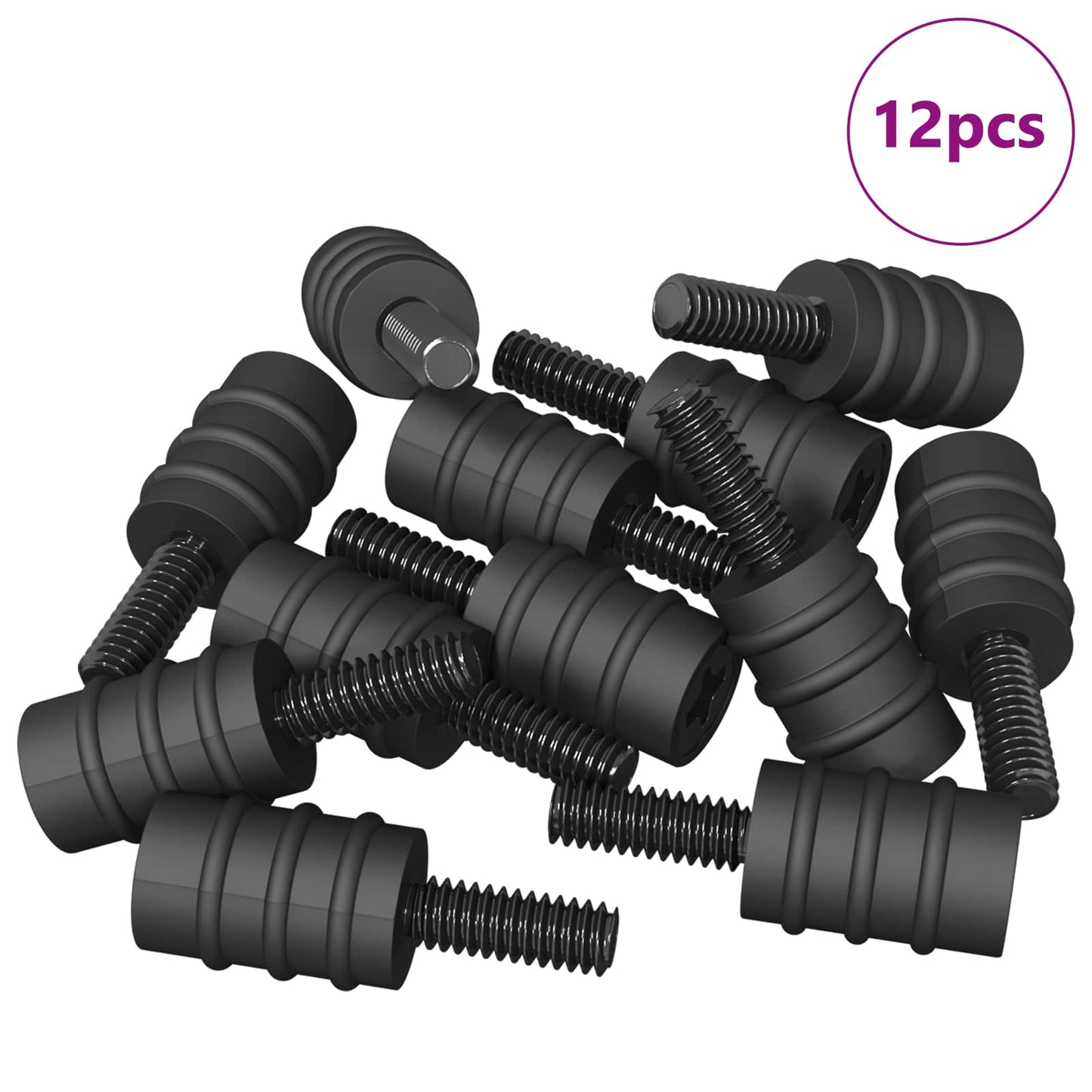 Standoff Schroef 12 pcs Zwart M4 Rubber en Staal is nu te koop bij PeponiXL, paradijselijk wonen!