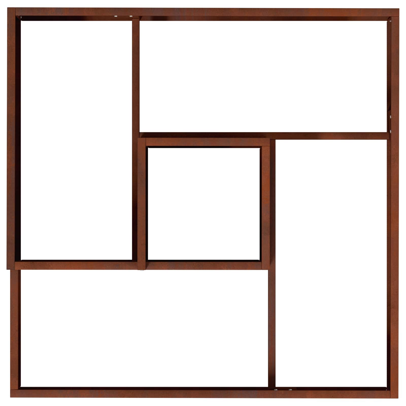 Tuin Bloempot Bruin 60 x 60 x 50 cm Cortenstaal is nu te koop bij PeponiXL, paradijselijk wonen!