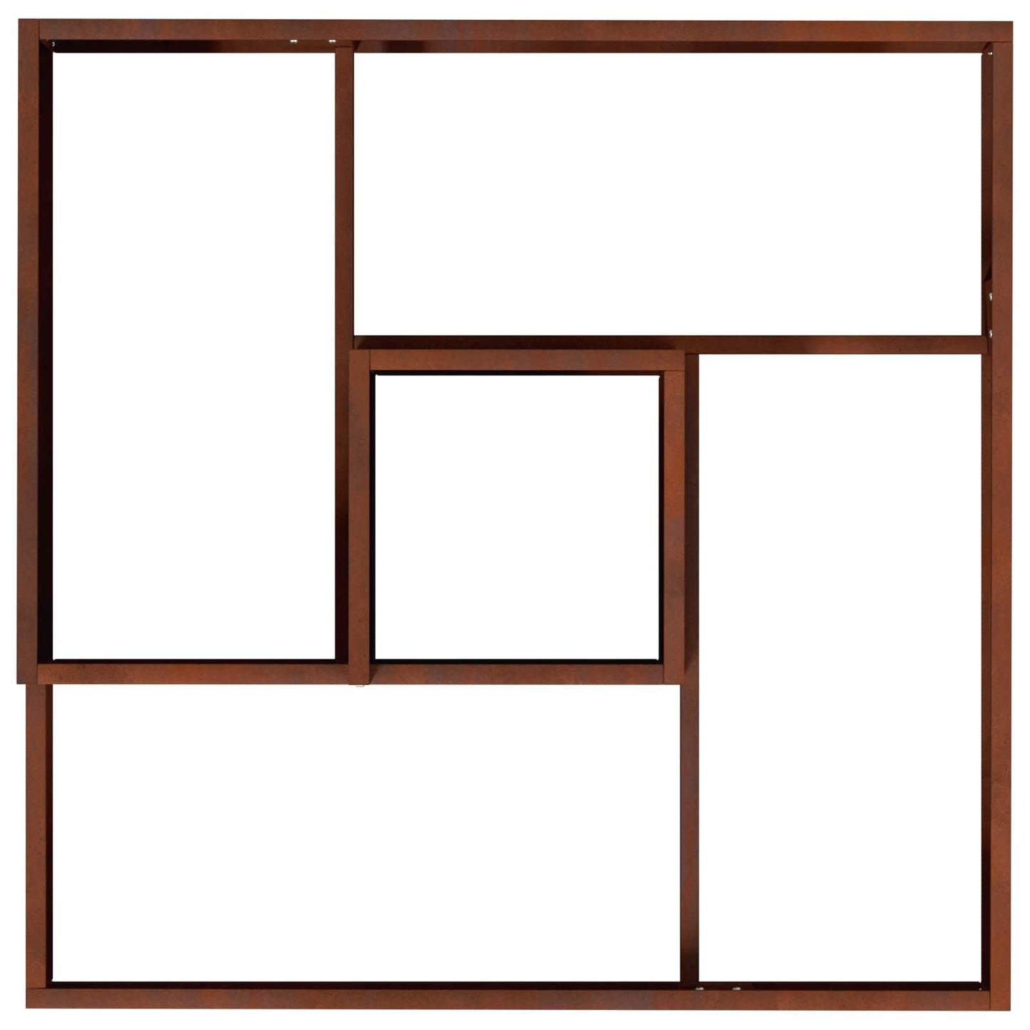 Tuin Bloempot Bruin 80 x 80 x 50 cm Cortenstaal is nu te koop bij PeponiXL, paradijselijk wonen!