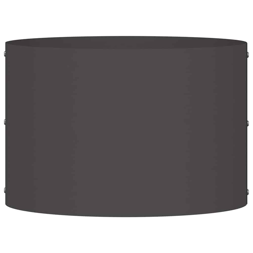 Plantenring 5 pcs Zwart 30 x 30 x 20 cm Koudgewalst staal is nu te koop bij PeponiXL, paradijselijk wonen!